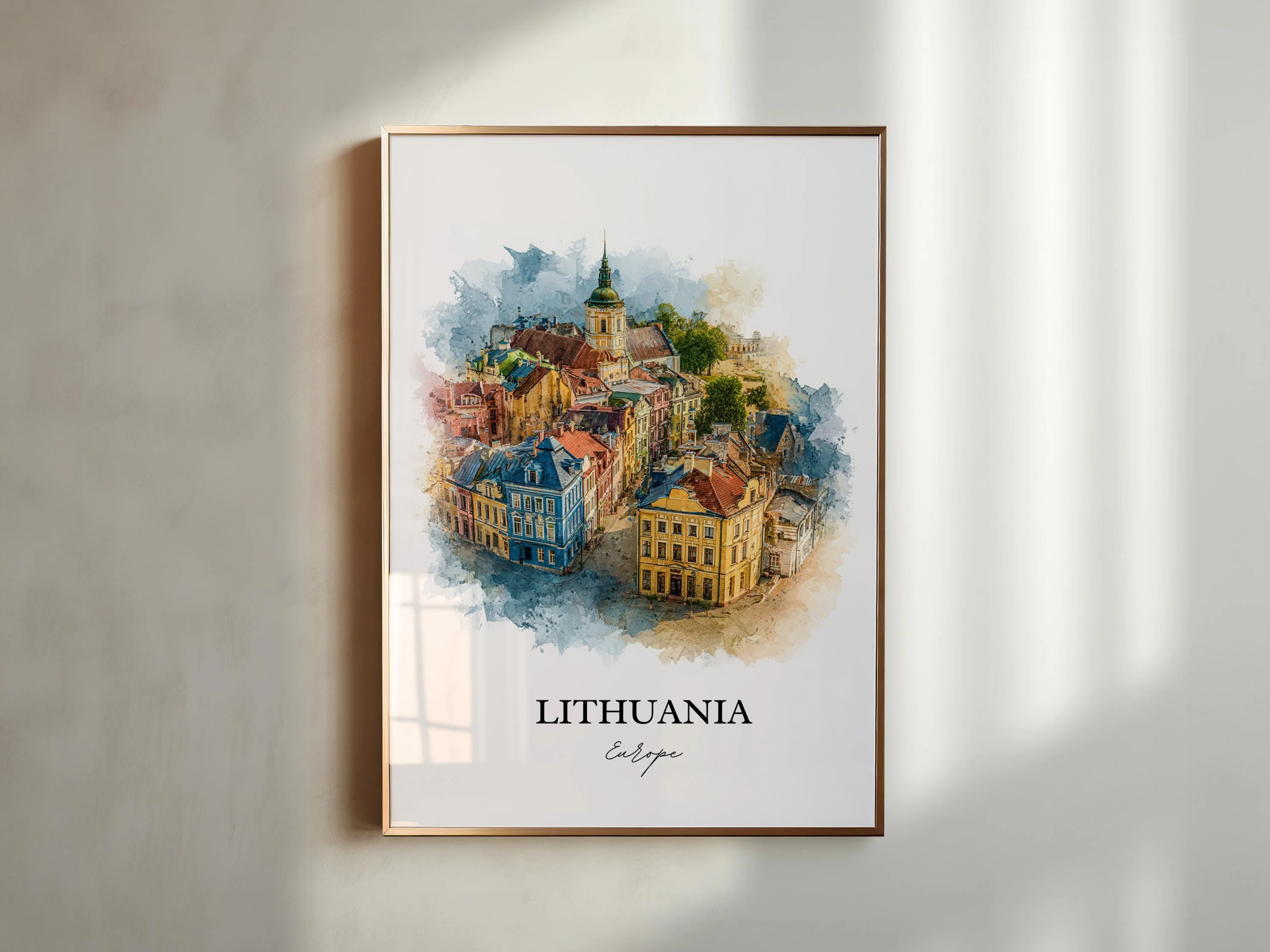 Lithuania, Lithuania – Watercolor Art Print - Image 6