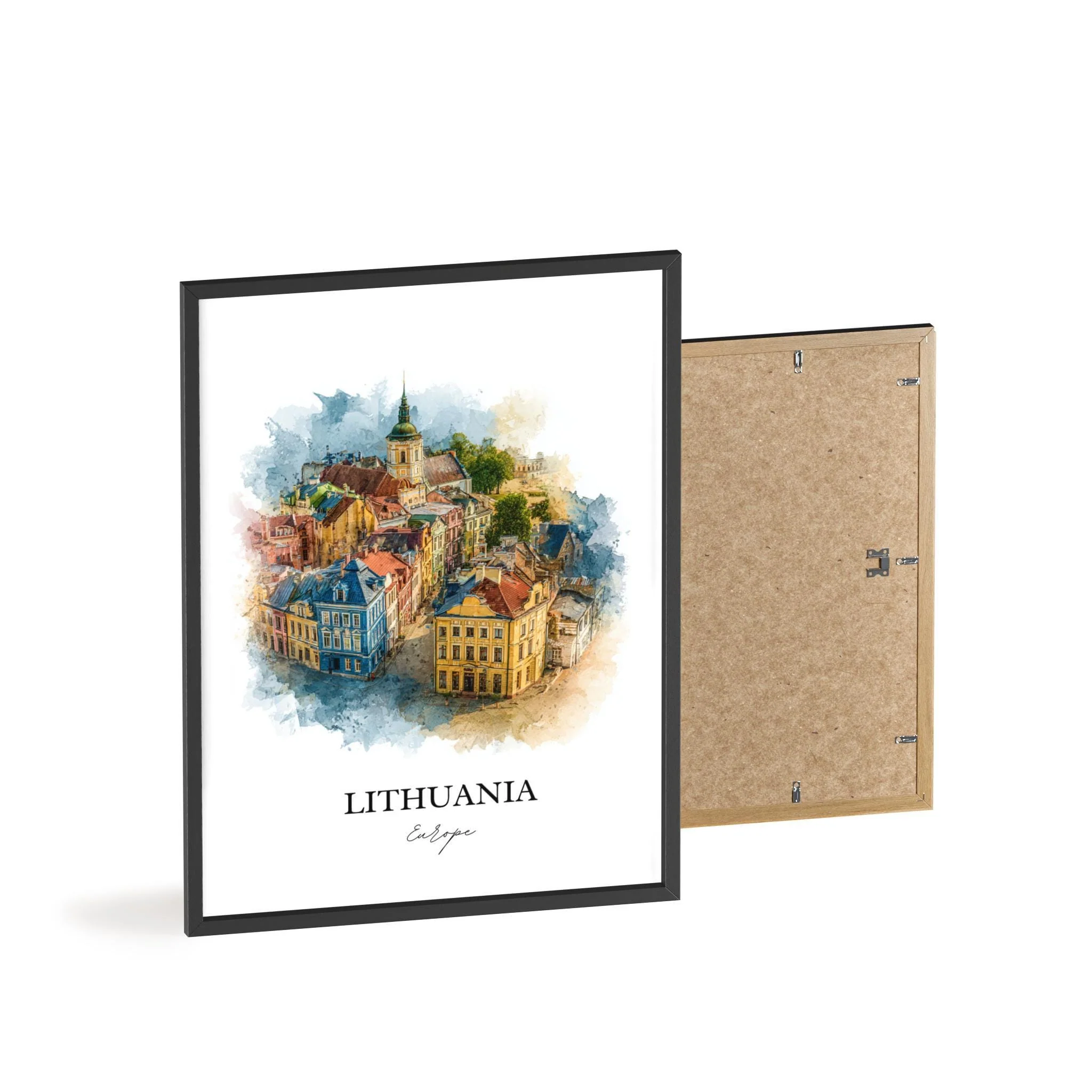 Lithuania, Lithuania – Watercolor Art Print - Image 8
