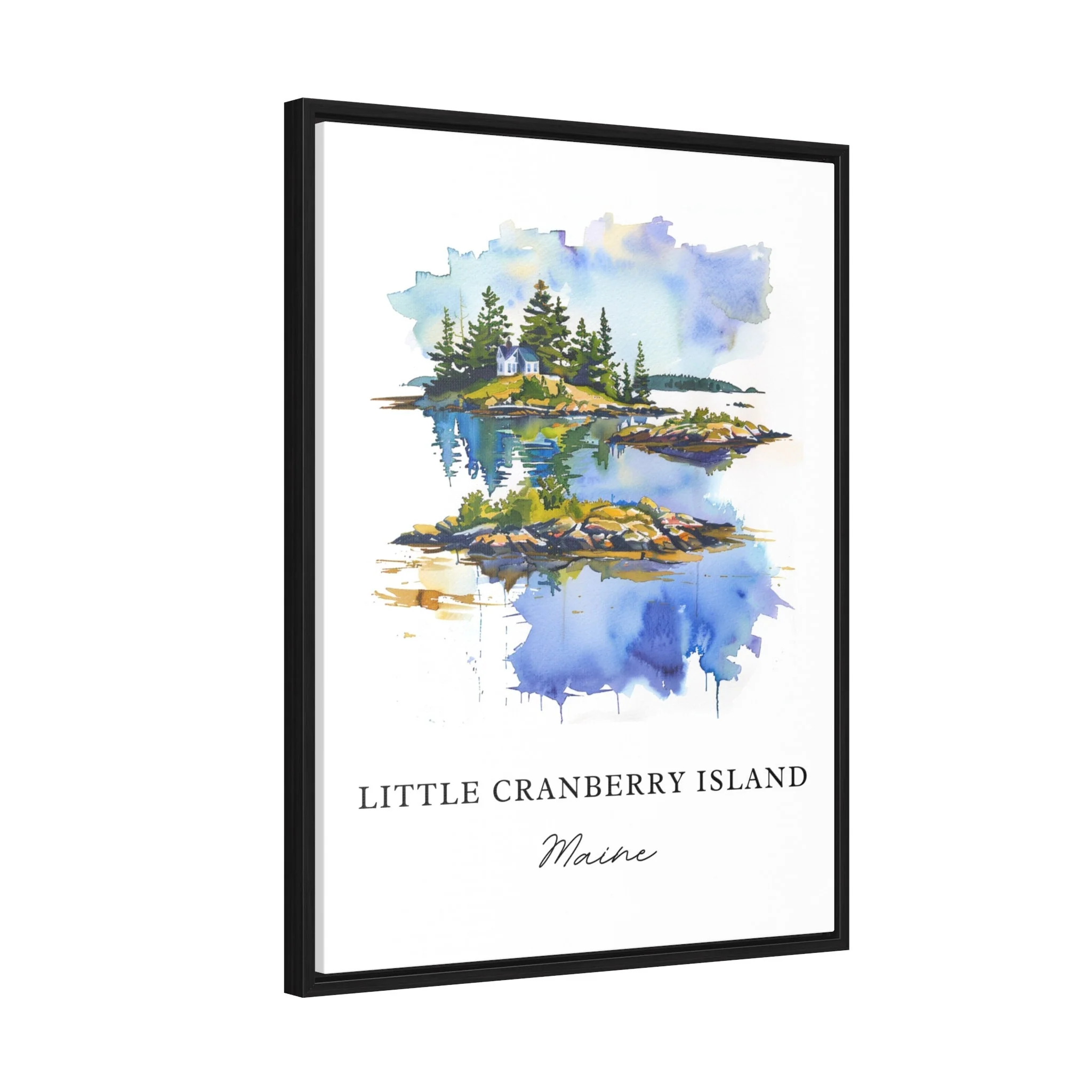 Little Cranberry Island, Maine – Watercolor Art Print - Image 6