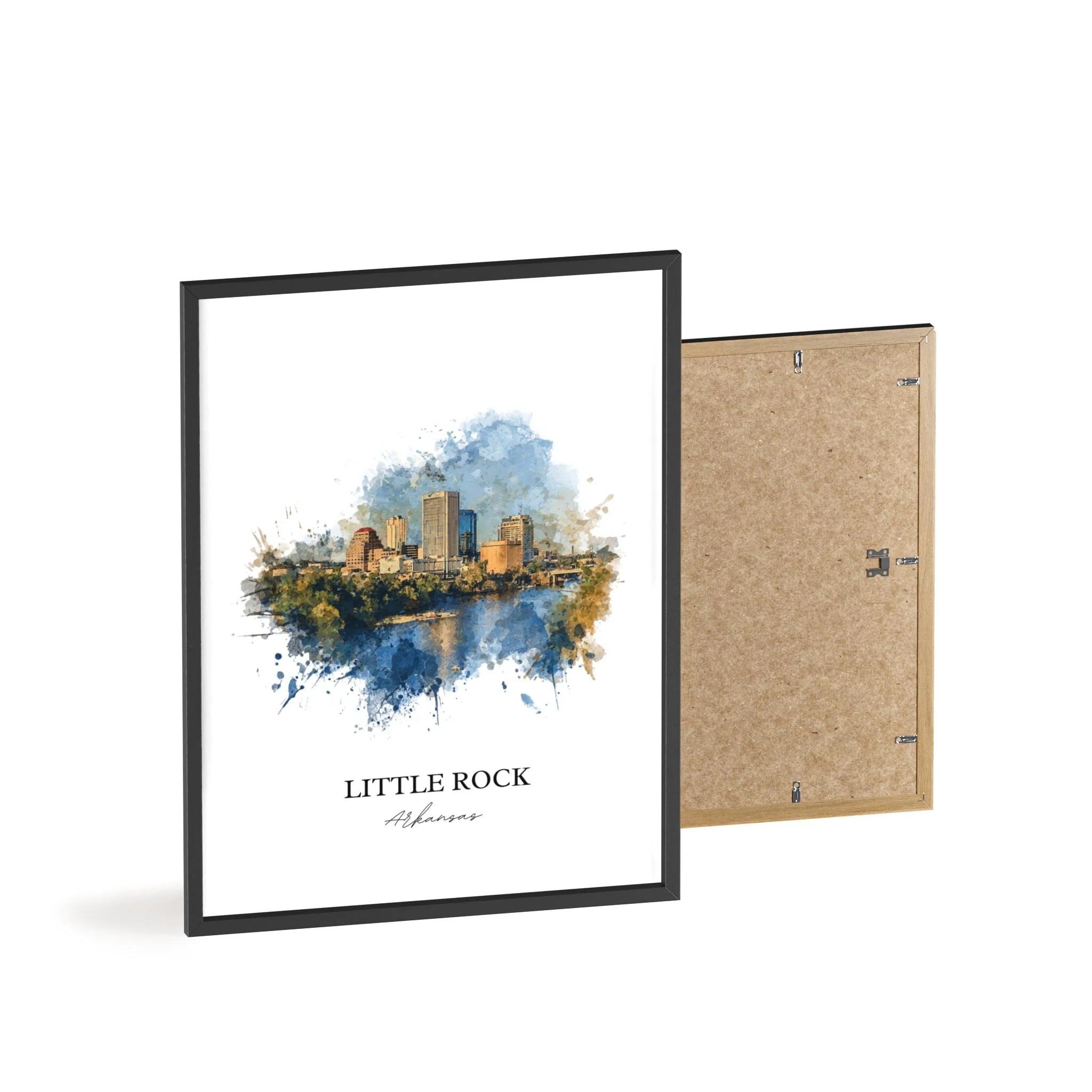 Little Rock, Arkansas – Watercolor Art Print - Image 11