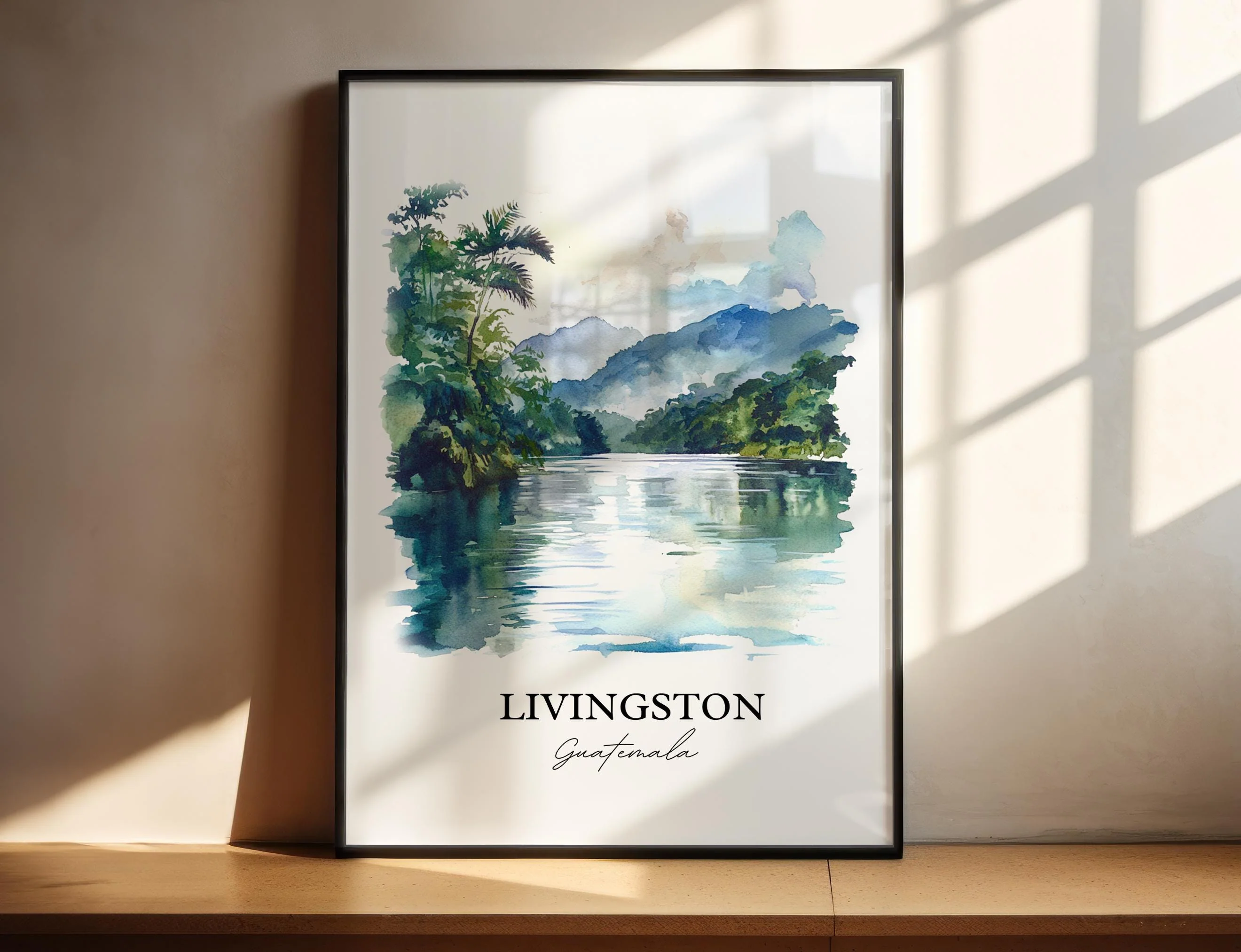 Livingston, Guatemala – Watercolor Art Print