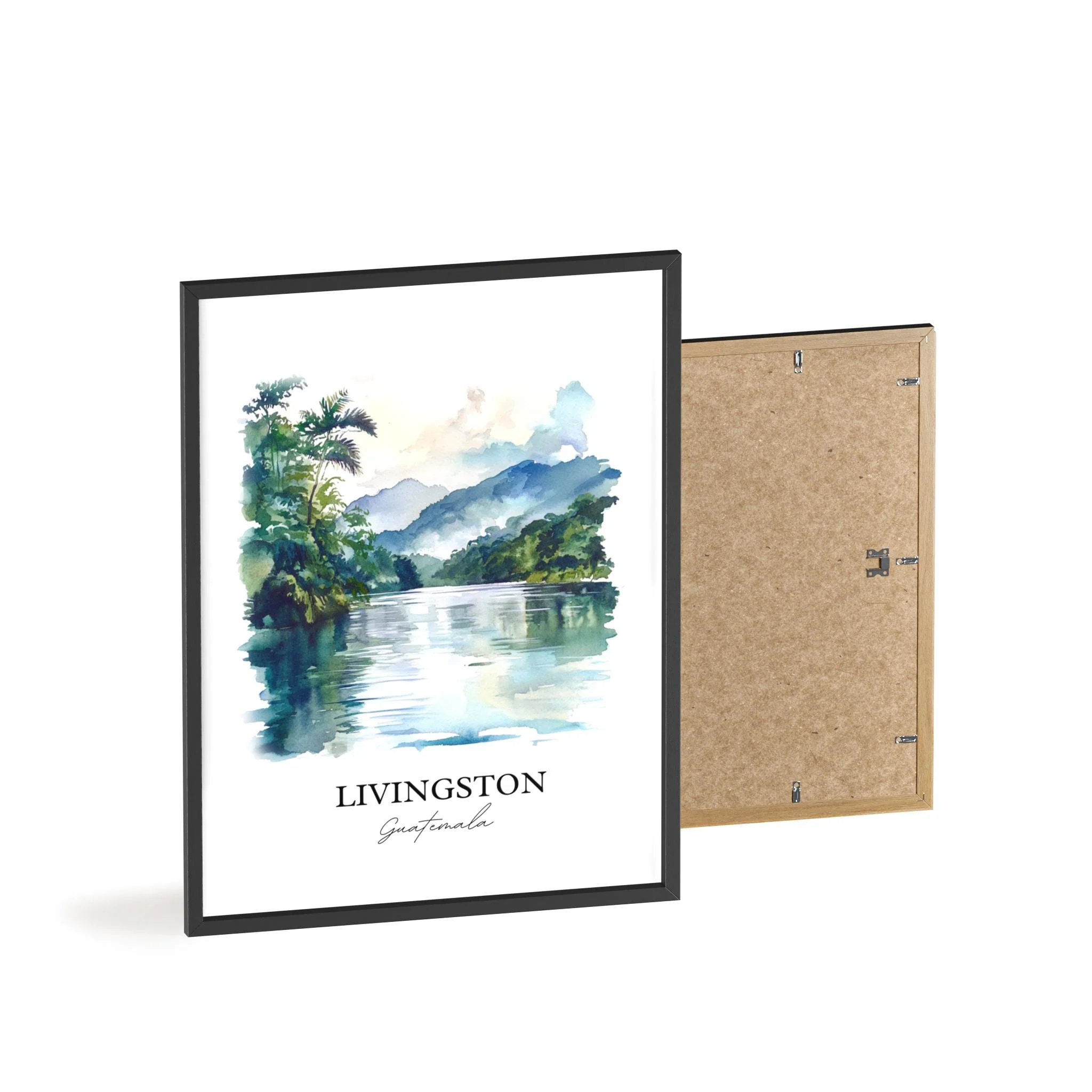 Livingston, Guatemala – Watercolor Art Print - Image 8