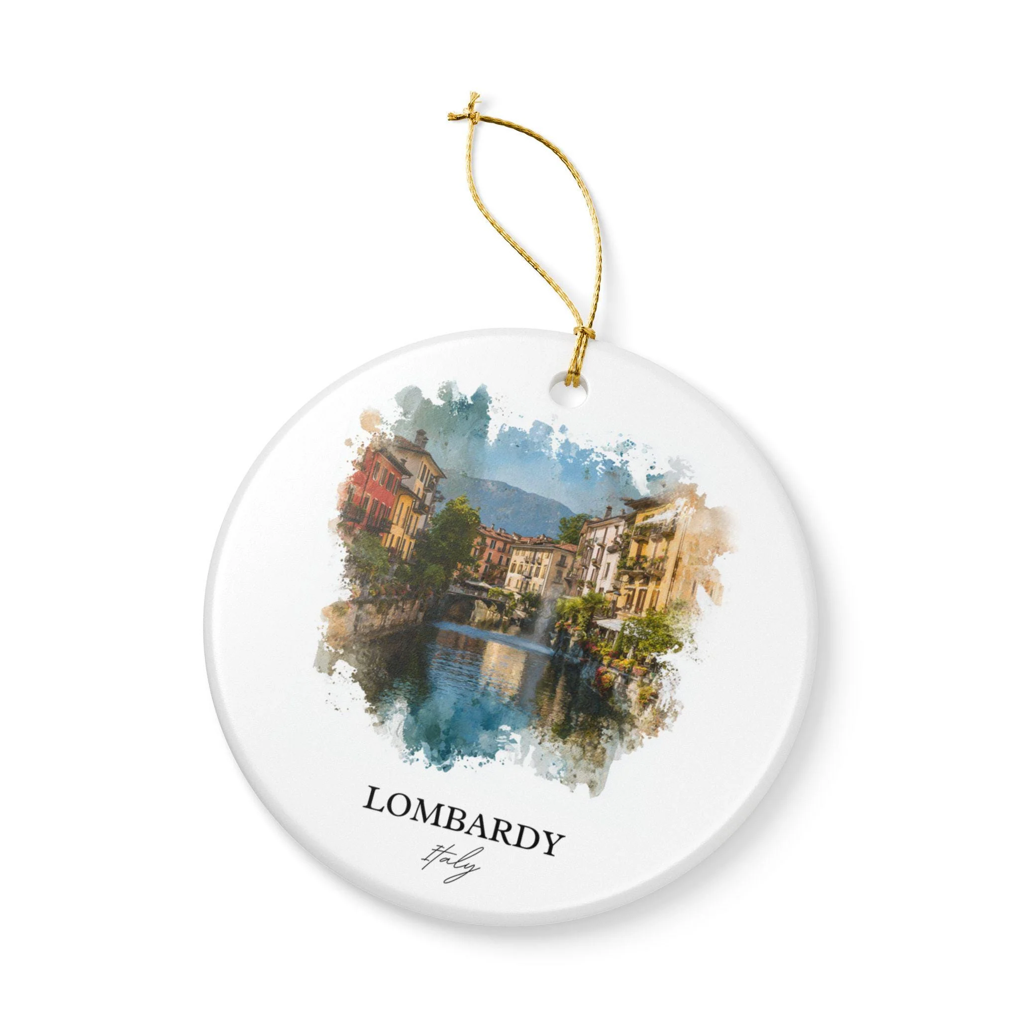 Lombardy Italy Ornament: Unique Lombardy IT Souvenir, Lombardy Xmas Decor, and Authentic Lombard Italy Gift - Image 3