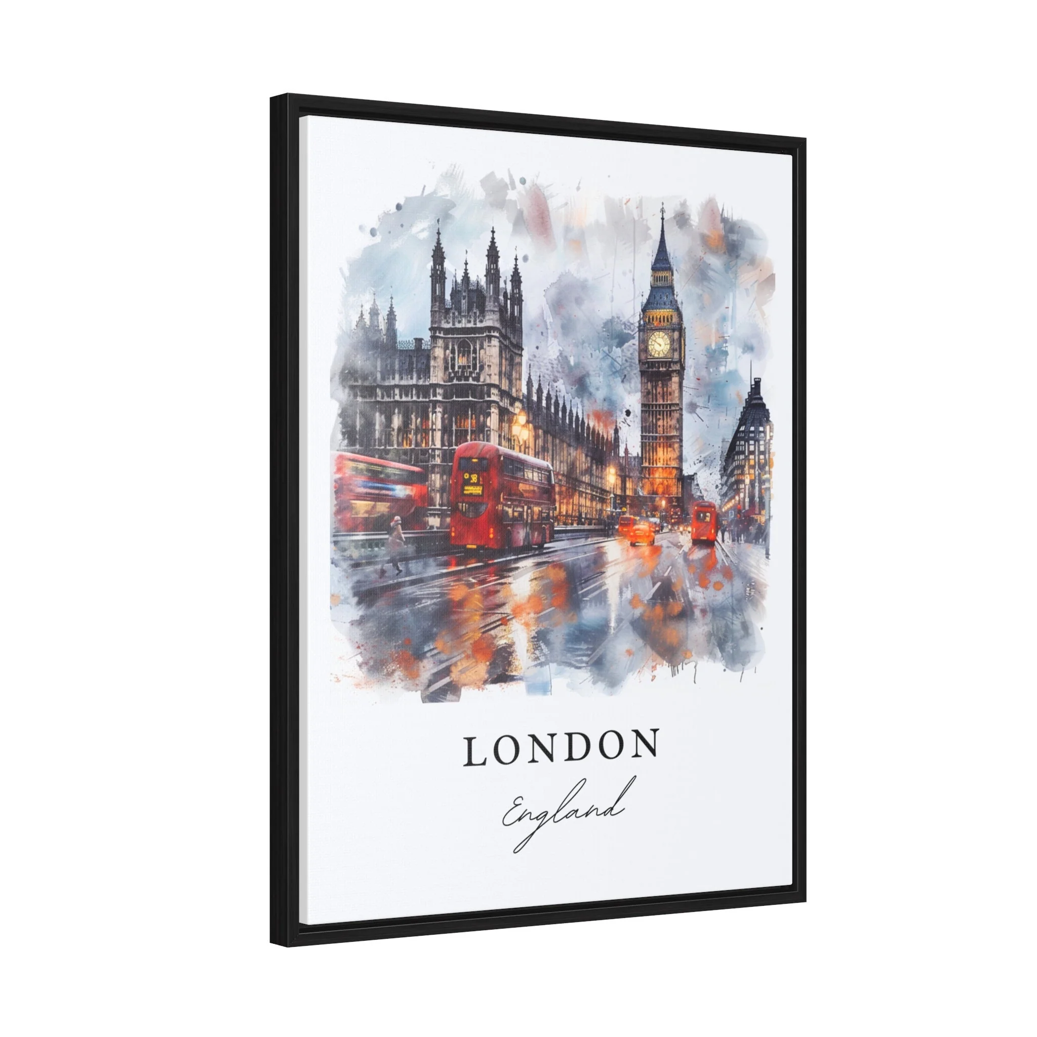 London, England – Watercolor Art Print - Image 2