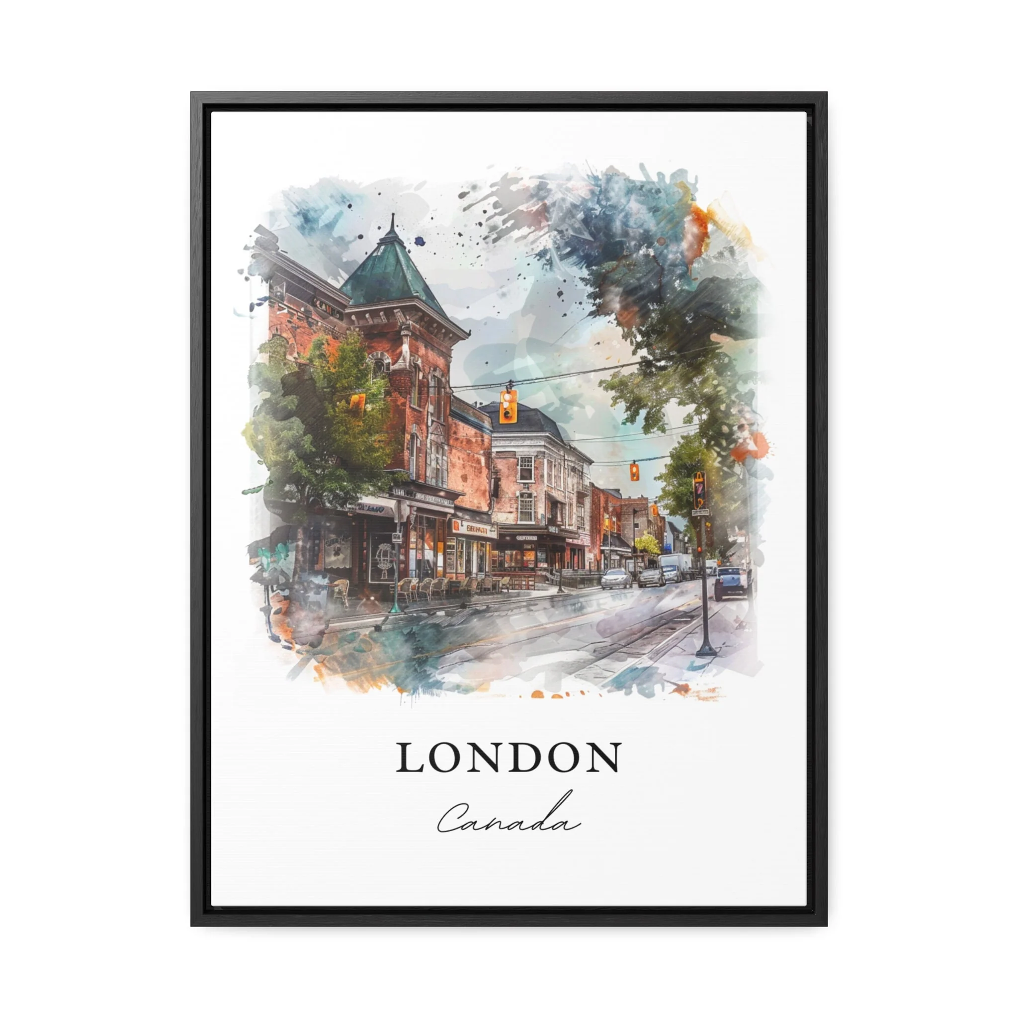 London, Canada – Watercolor Art Print - Image 5