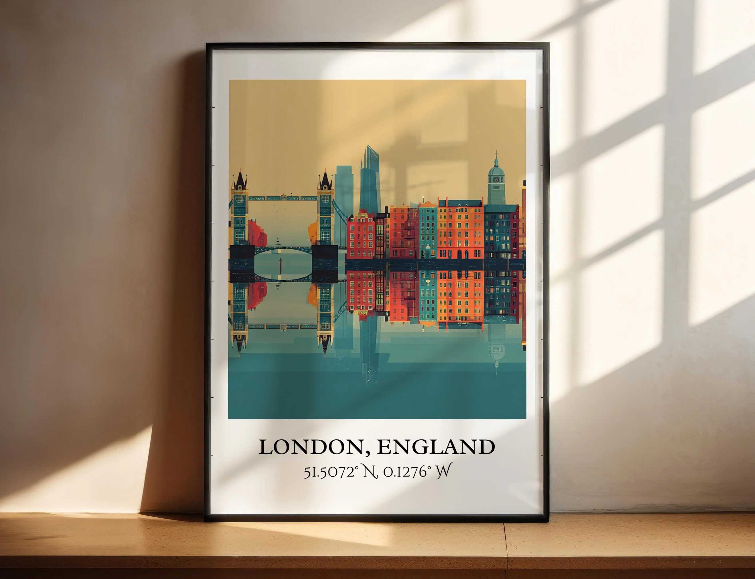 London, England – Watercolor Art Print
