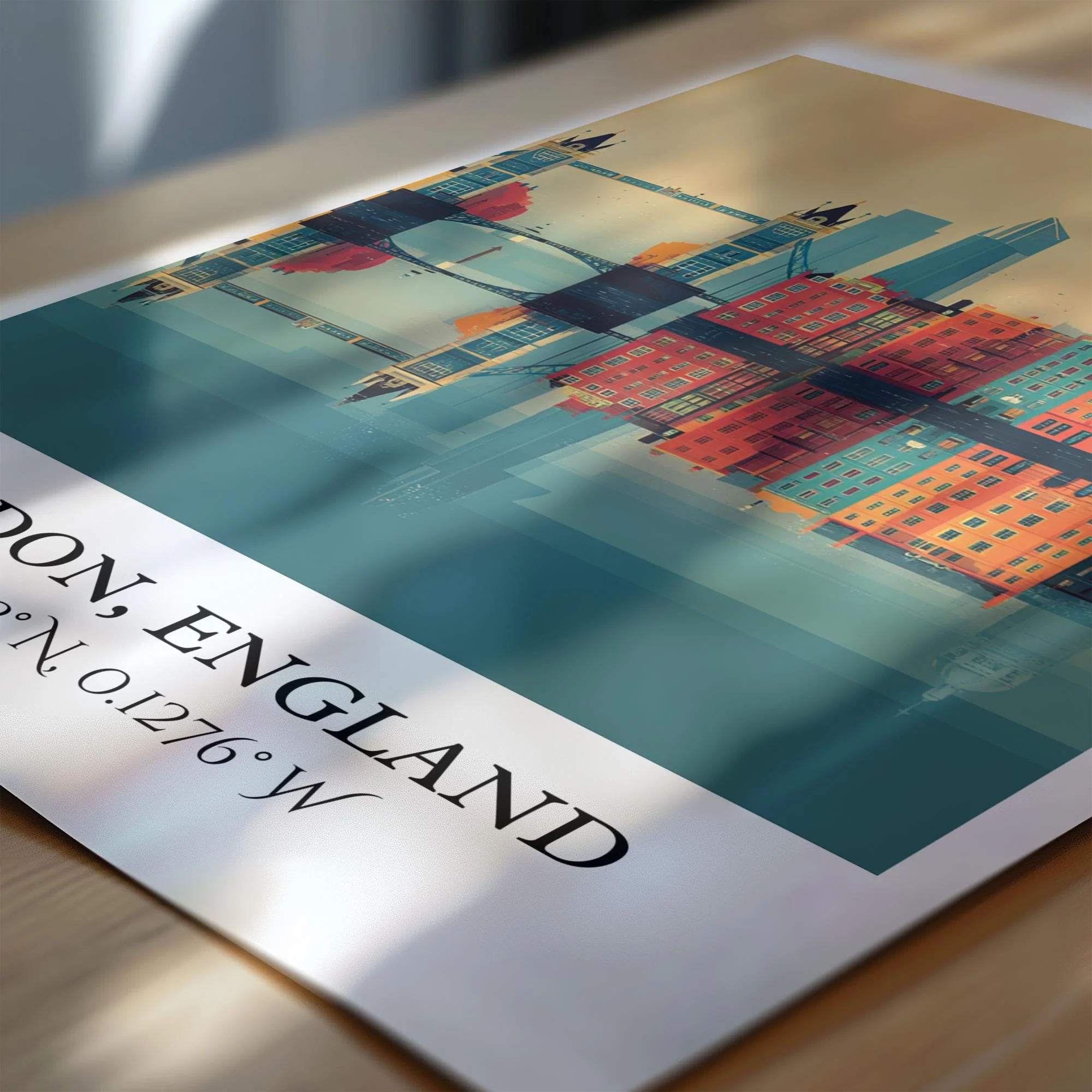 London, England – Watercolor Art Print - Image 2