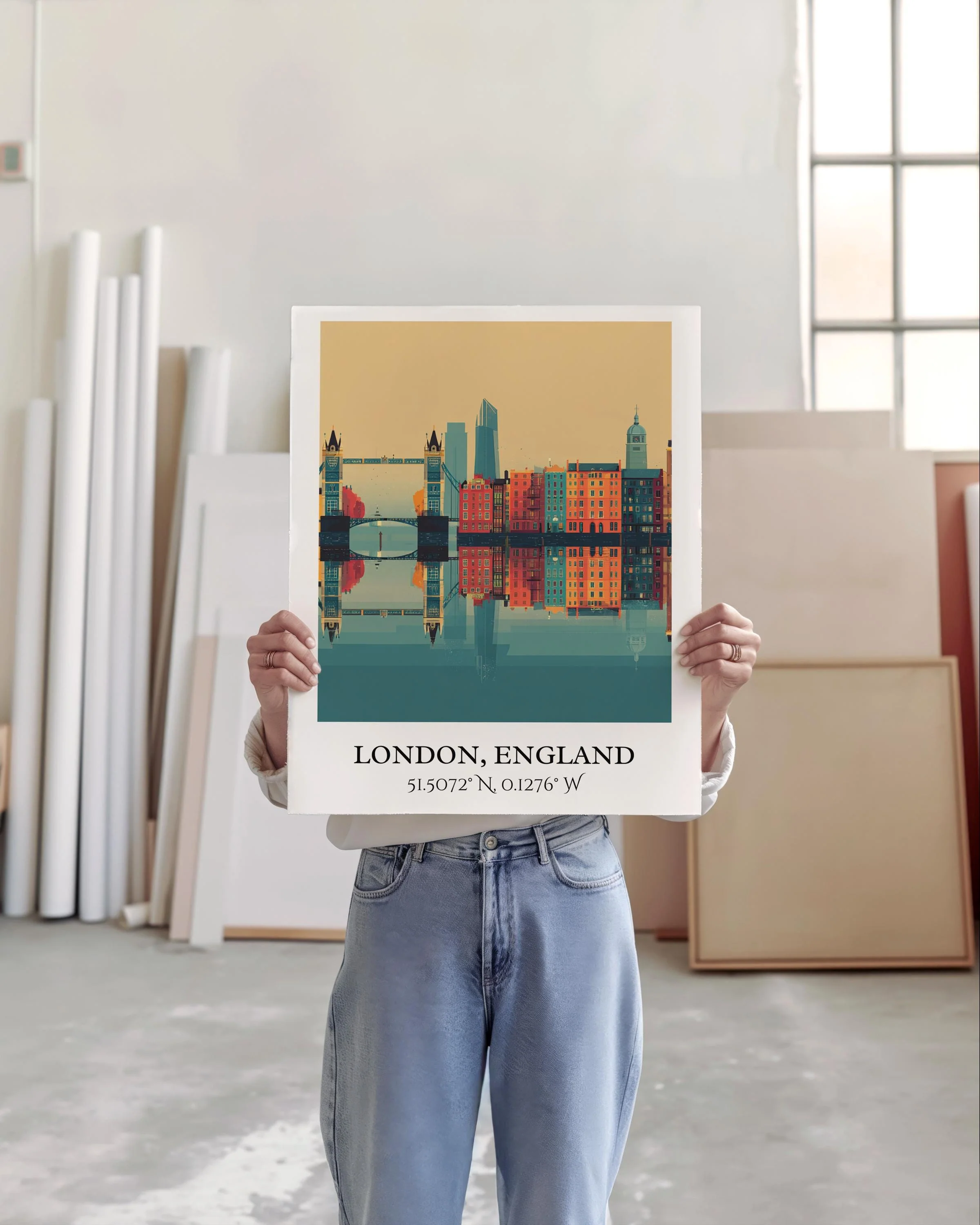 London, England – Watercolor Art Print - Image 3