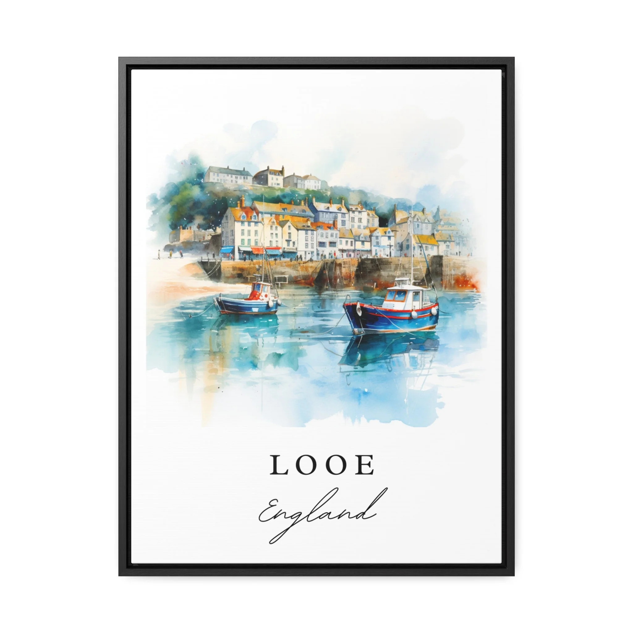 Looe, England – Watercolor Art Print - Image 5