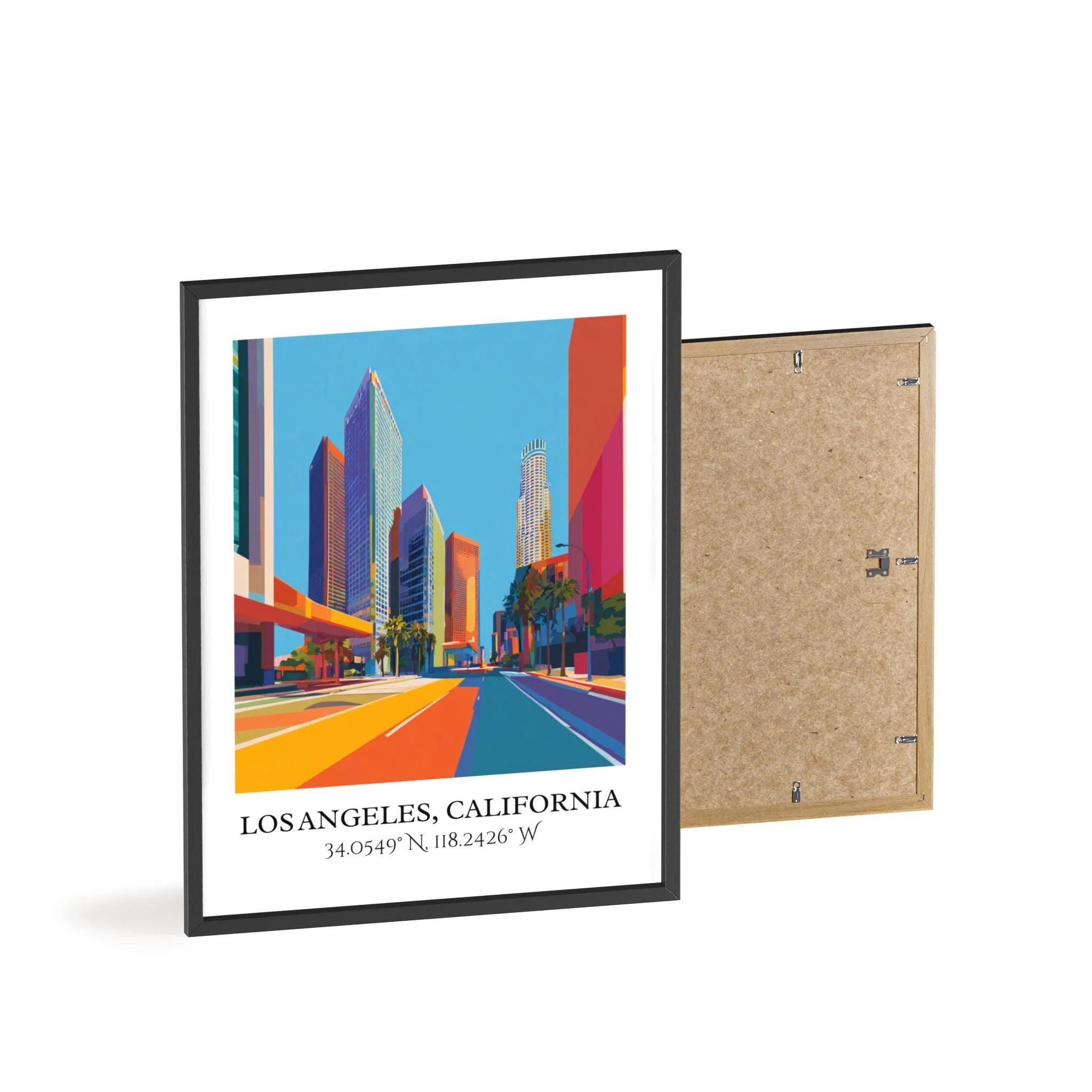 Los Angeles, USA – Watercolor Art Print - Image 8