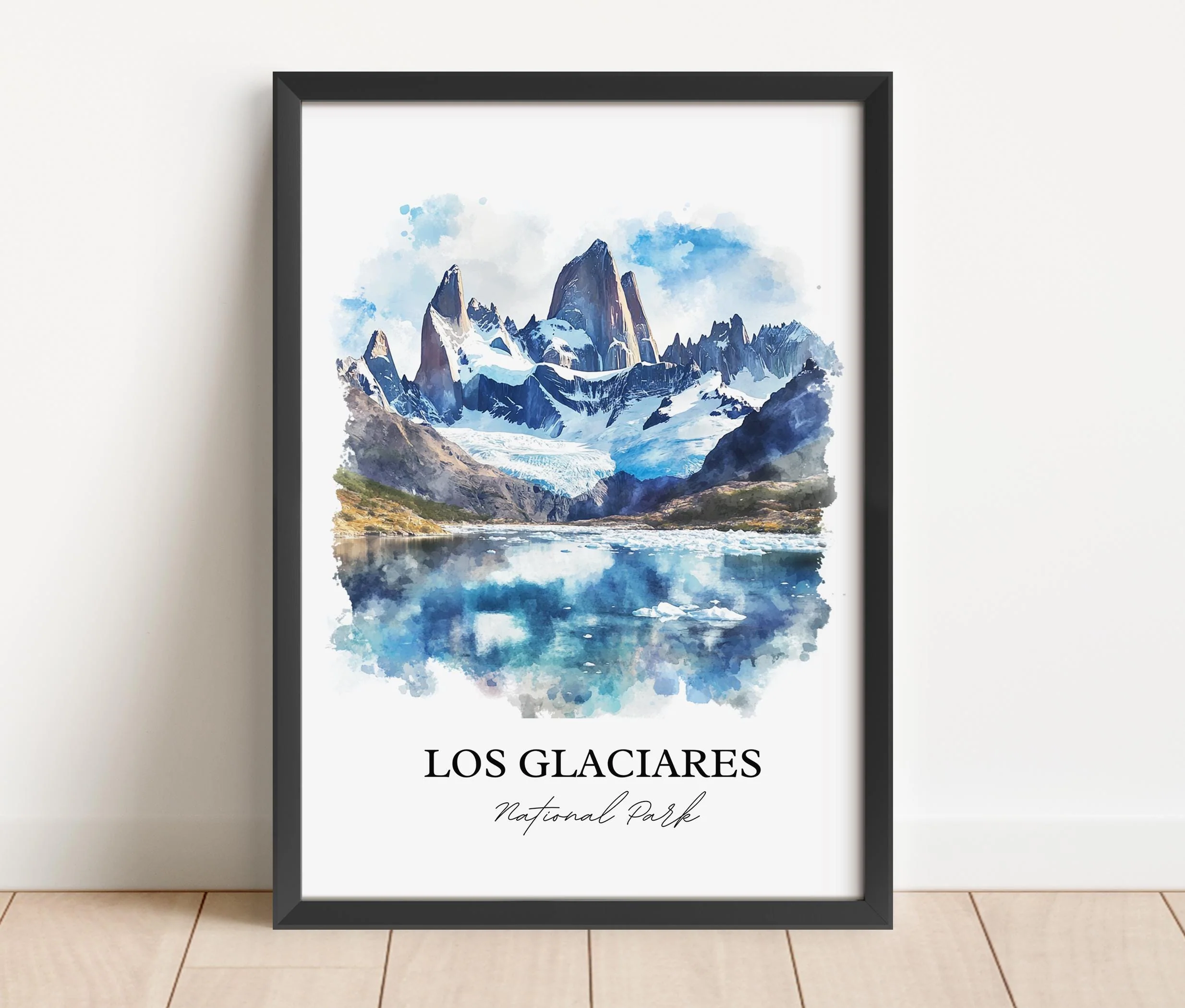 Los Glaciares National Park, Argentina – Watercolor Art Print - Image 6