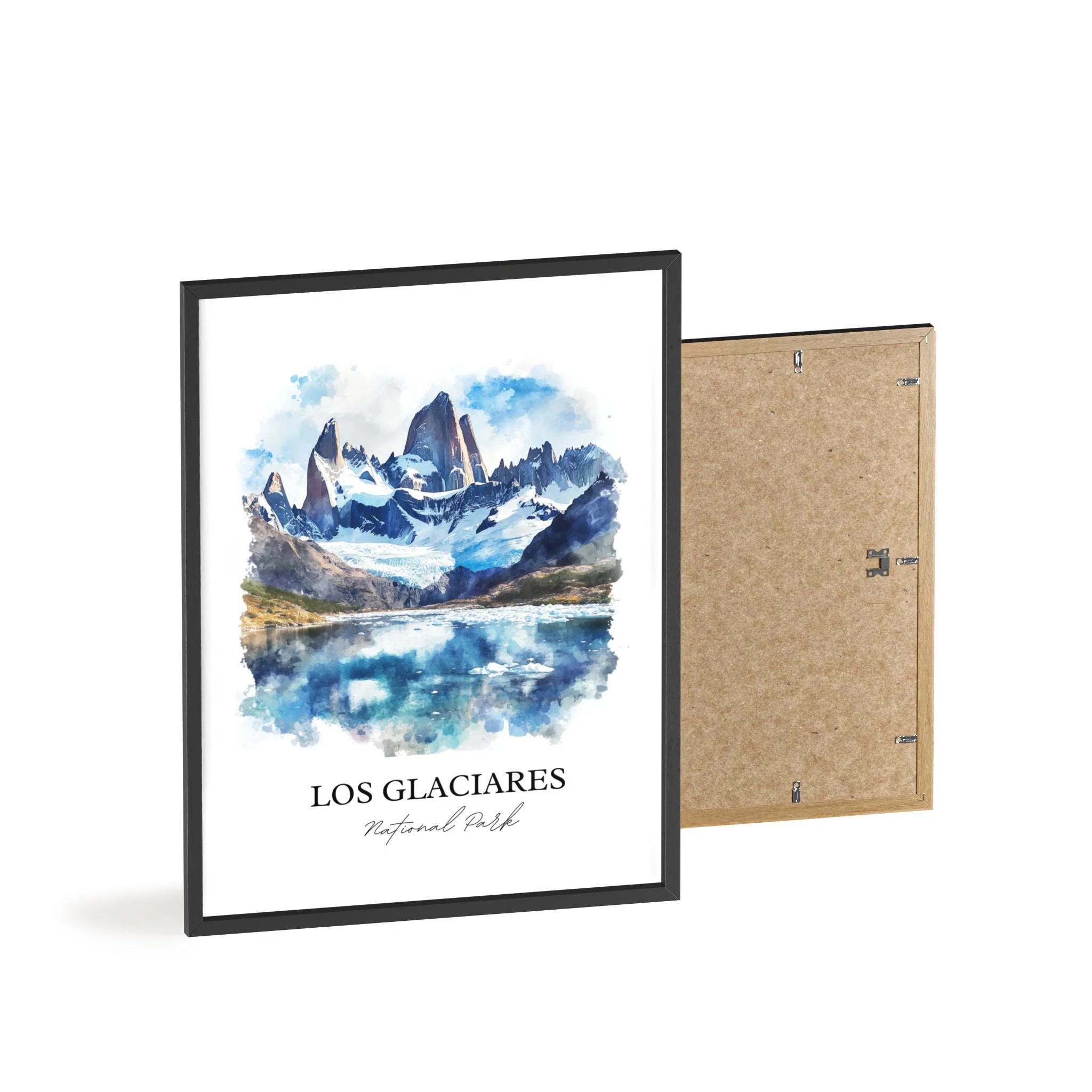 Los Glaciares National Park, Argentina – Watercolor Art Print - Image 8