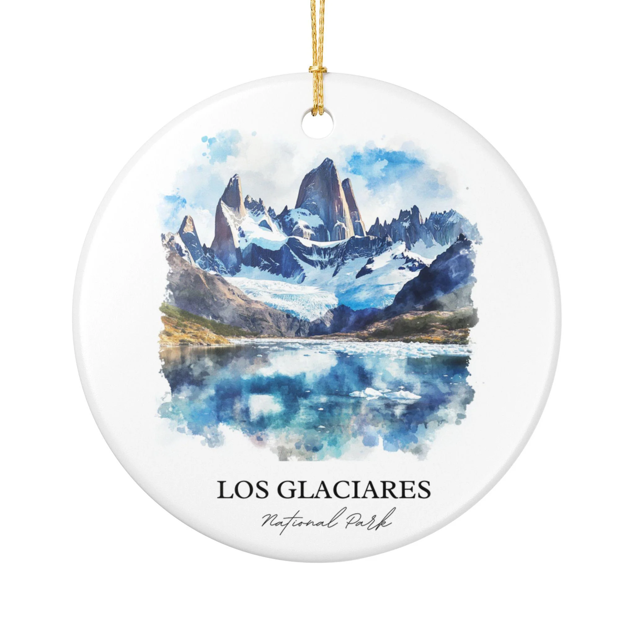 Los Glaciares National Park Ornament: Unique Argentina Souvenir, Argentina Xmas Decor, and Authentic Los Glaciares Gift