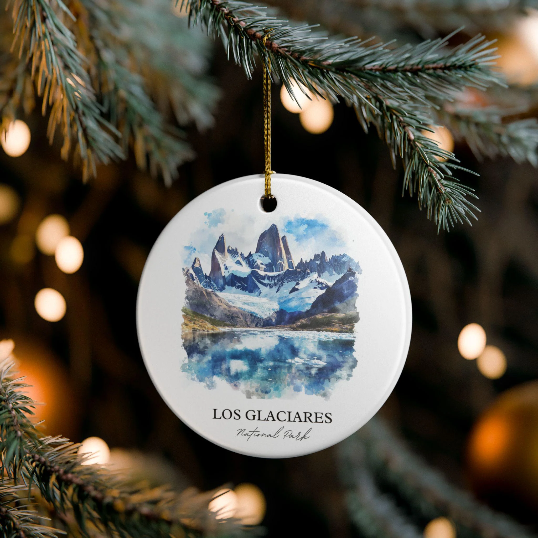 Los Glaciares National Park Ornament: Unique Argentina Souvenir, Argentina Xmas Decor, and Authentic Los Glaciares Gift - Image 4