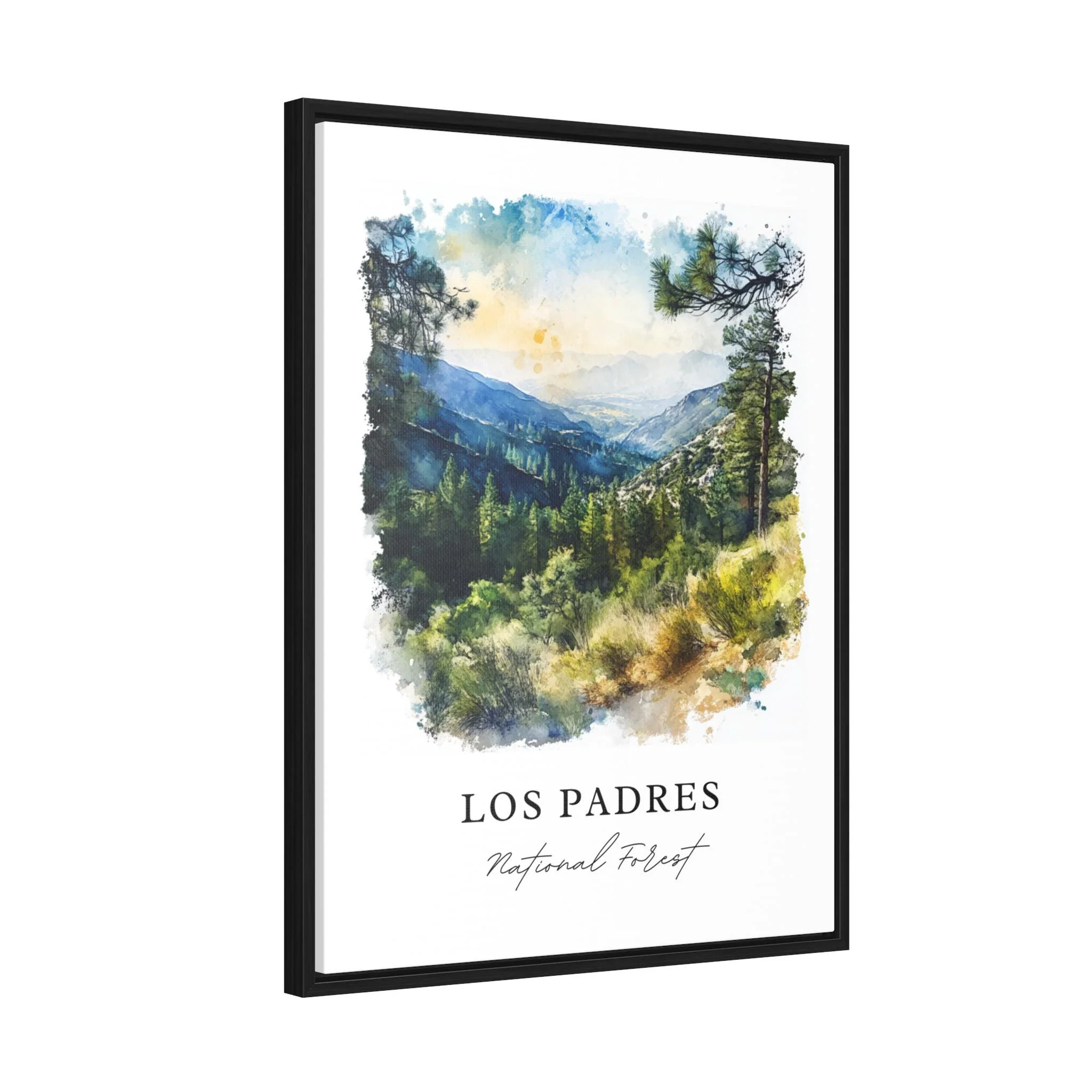 Los Padres National Forest, USA – Watercolor Art Print - Image 7