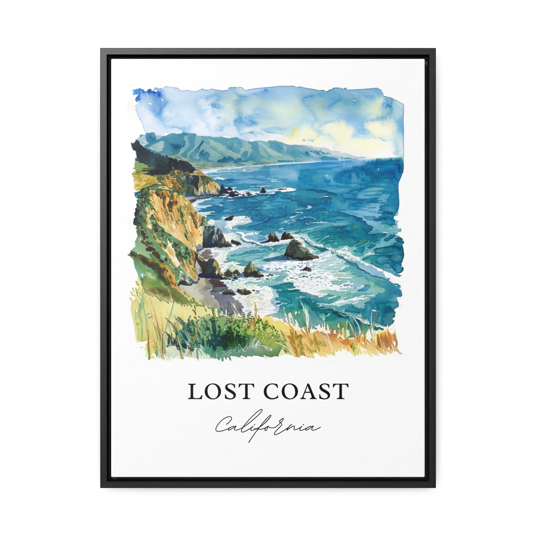 Lost Coast, California – Watercolor Art Print - Image 5