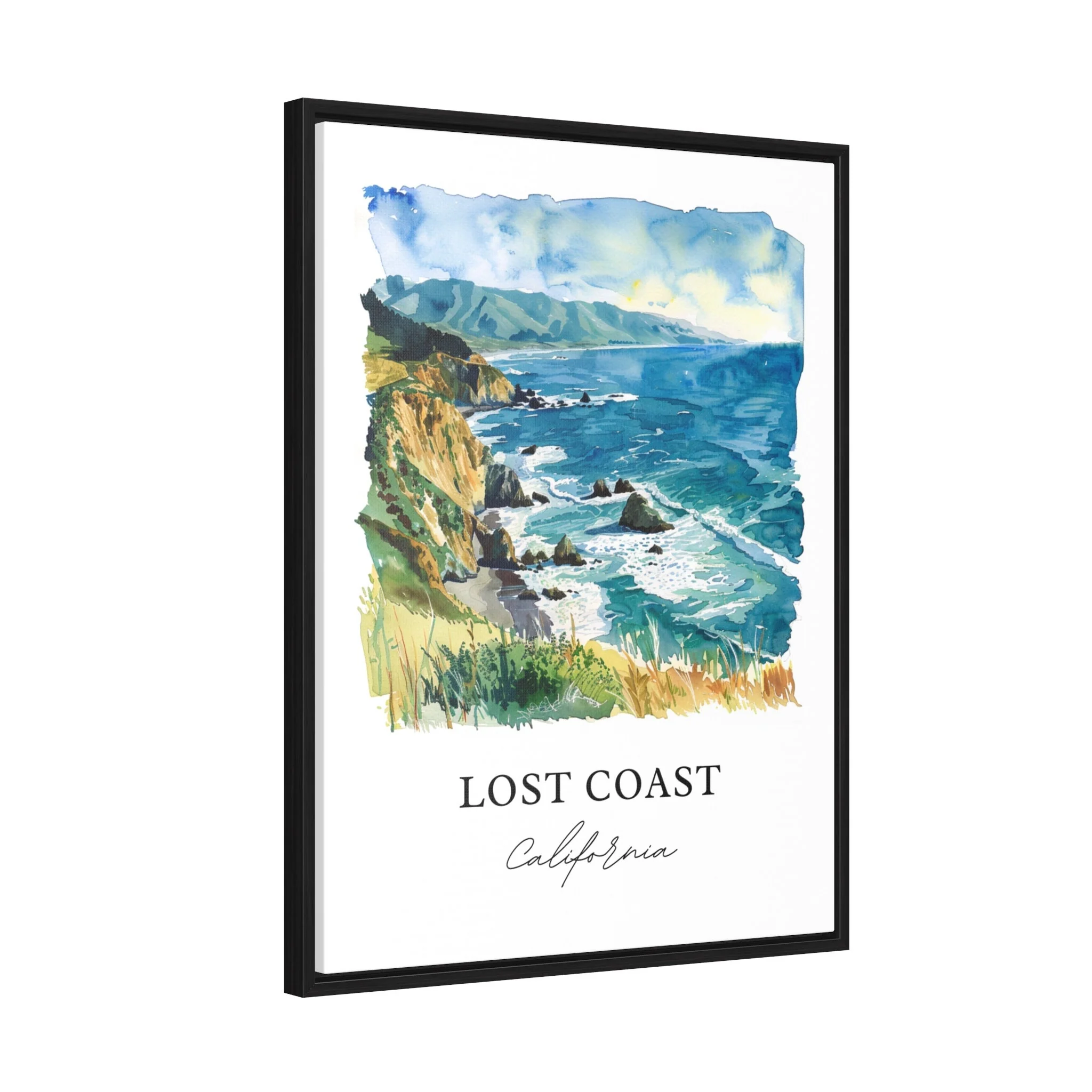 Lost Coast, California – Watercolor Art Print - Image 6