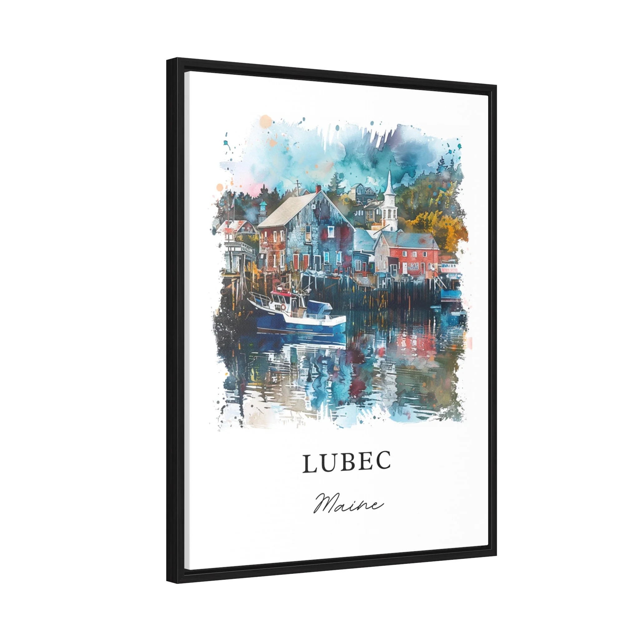 Lubec, Maine – Watercolor Art Print - Image 6