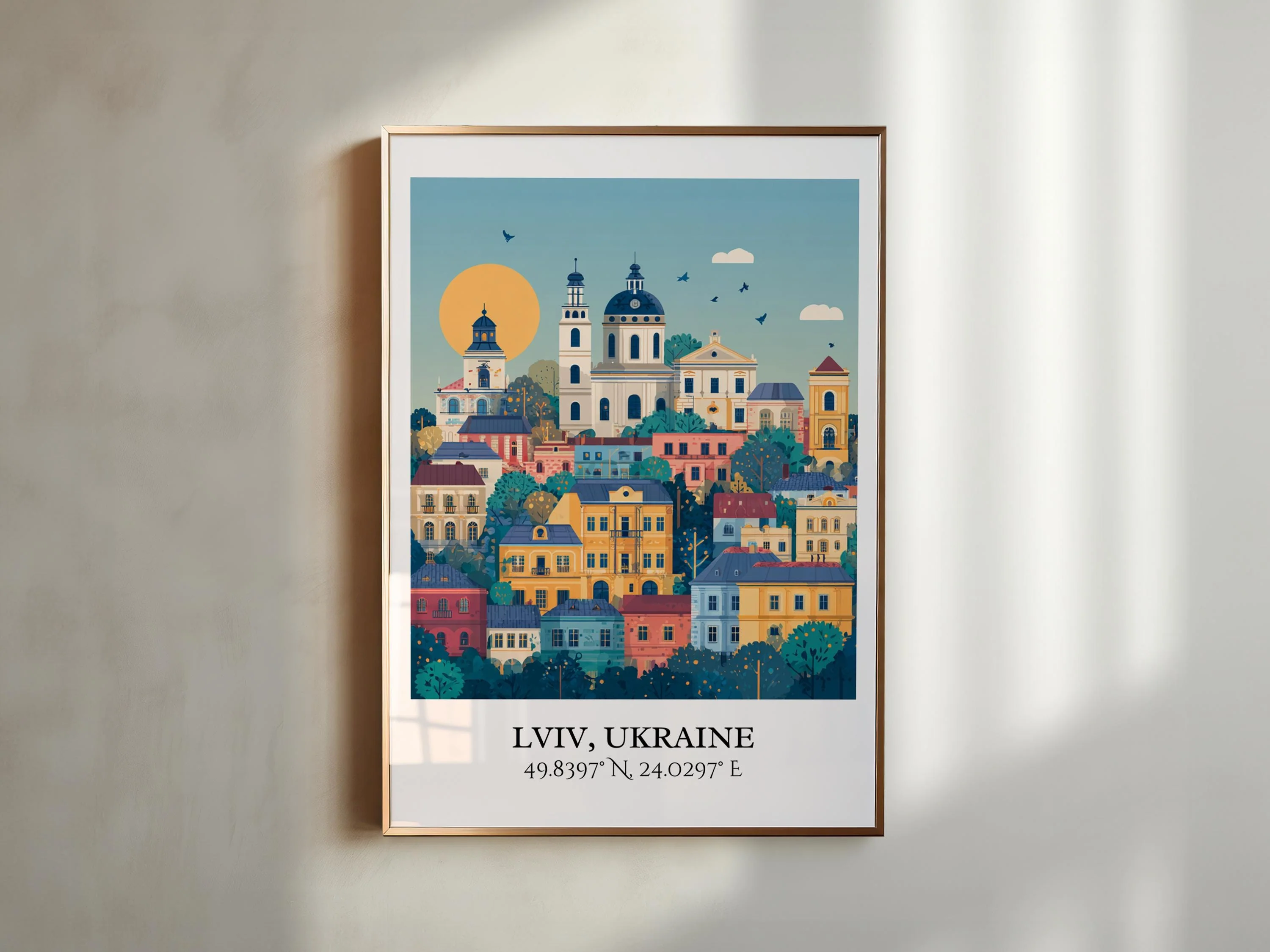 Lviv, Ukraine – Watercolor Art Print - Image 4