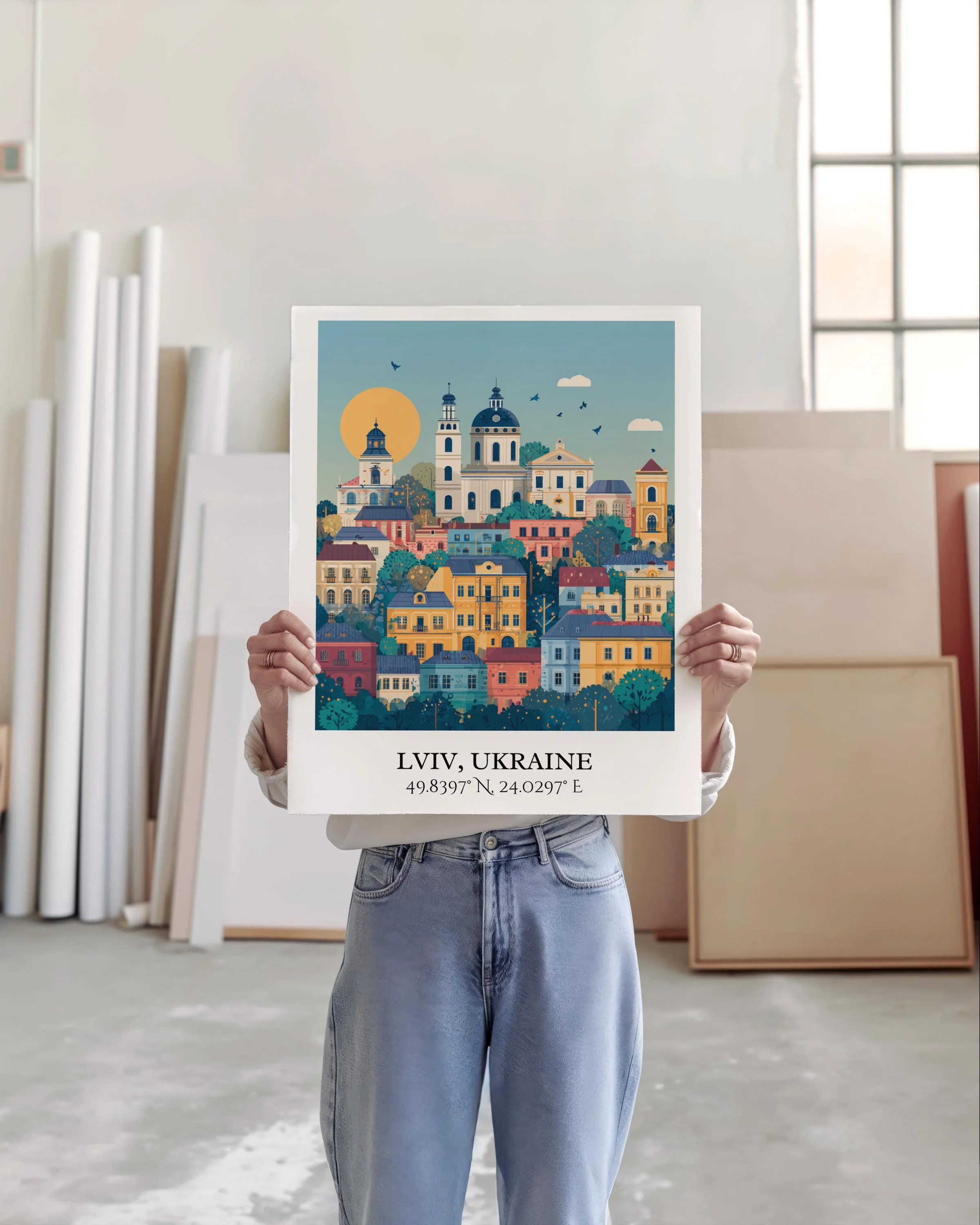 Lviv, Ukraine – Watercolor Art Print - Image 6