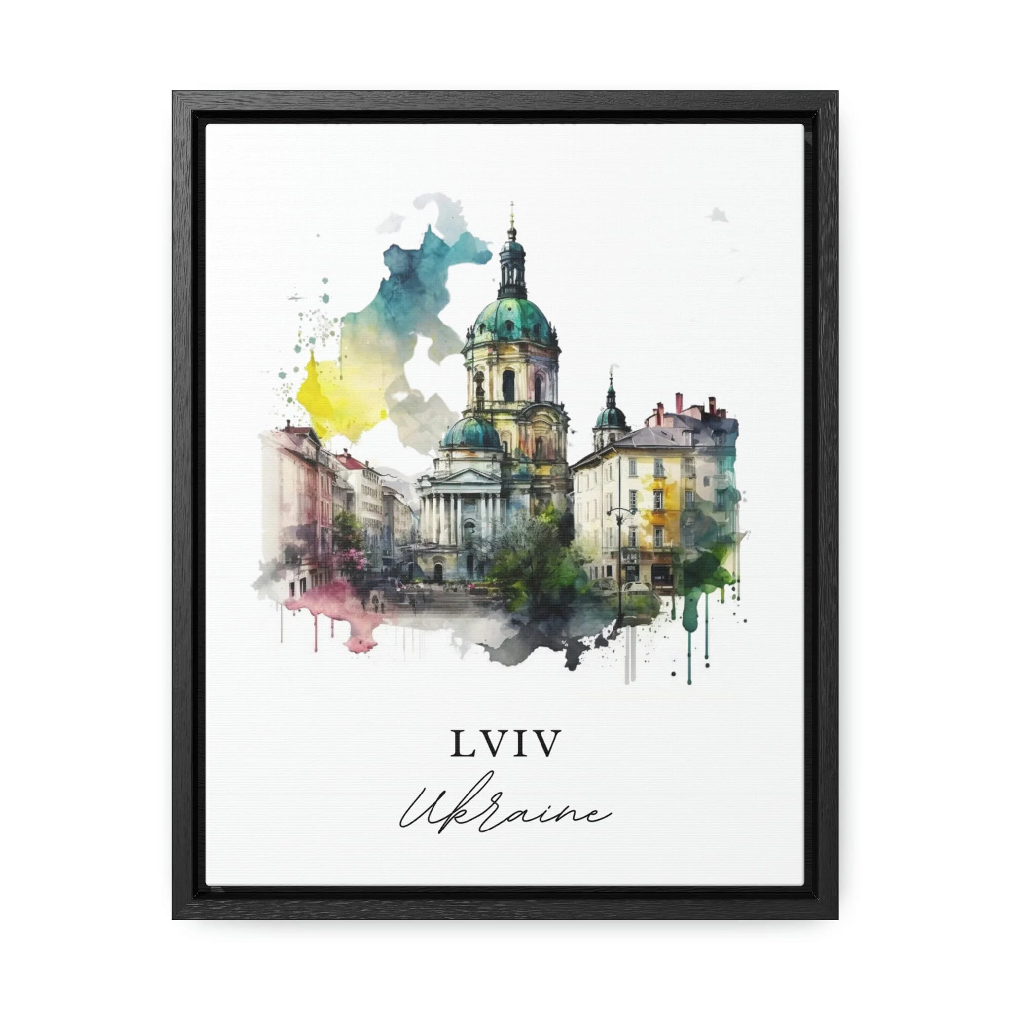 Lviv, Ukraine – Watercolor Art Print - Image 6