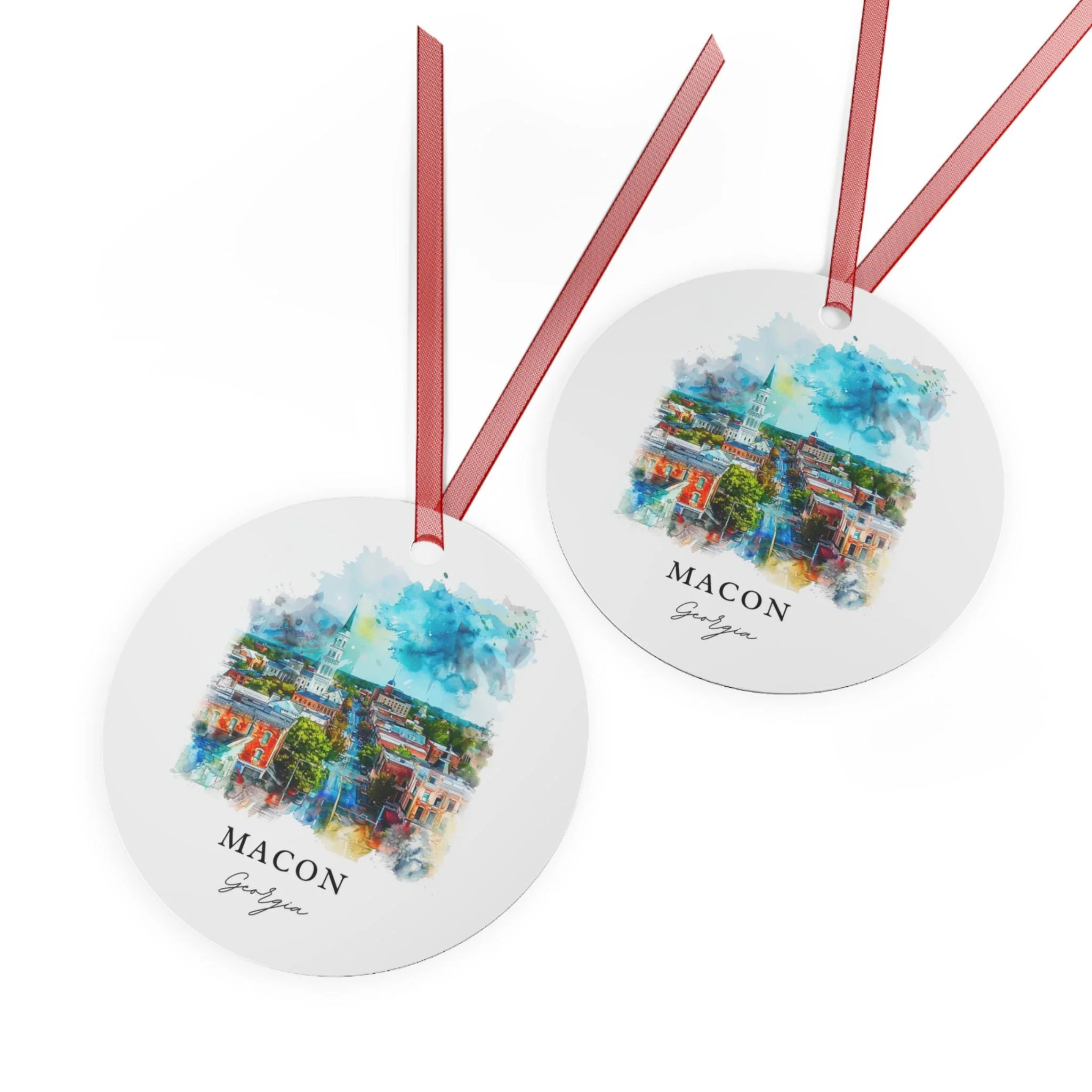 Macon Georgia Ornament: Unique Macon GA Souvenir, Macon Georgia Xmas Decor, and Authentic Macon GA Gift - Image 2