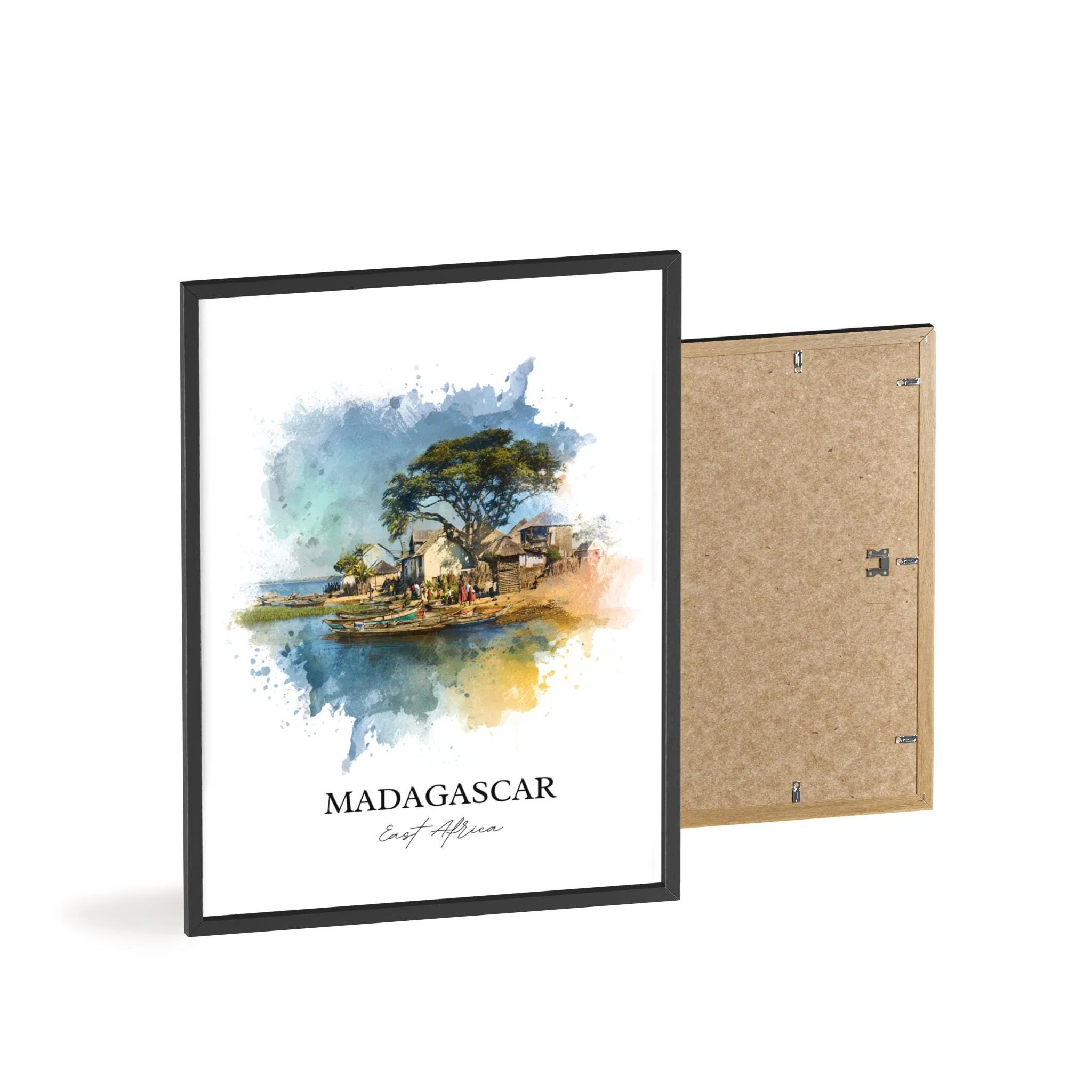 Madagascar, Africa – Watercolor Art Print - Image 8