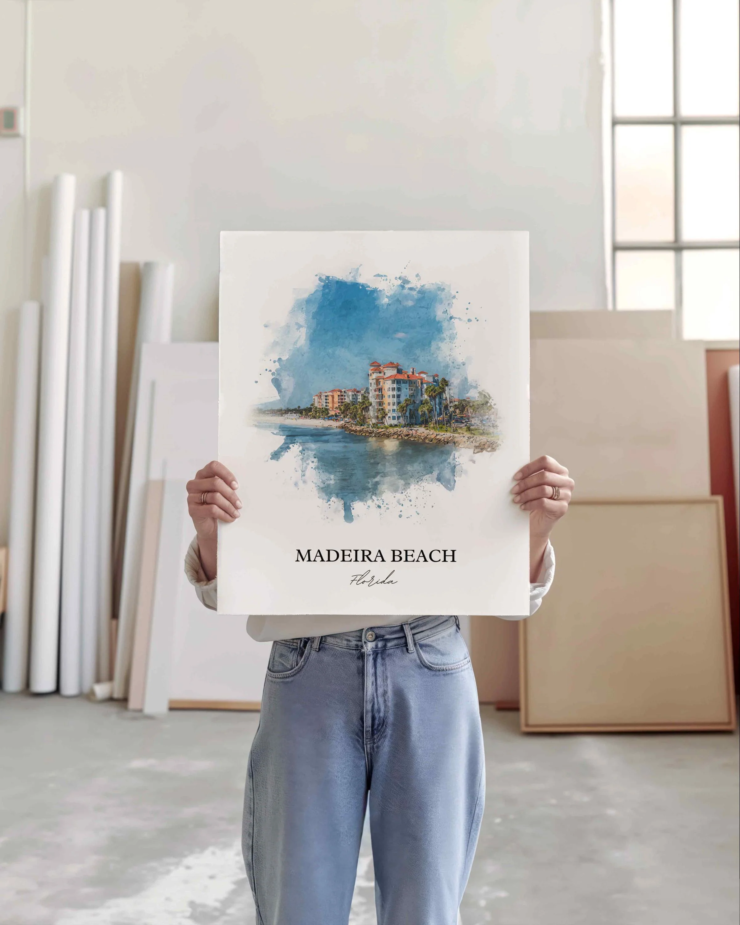 Madeira Beach, Florida – Watercolor Art Print - Image 8