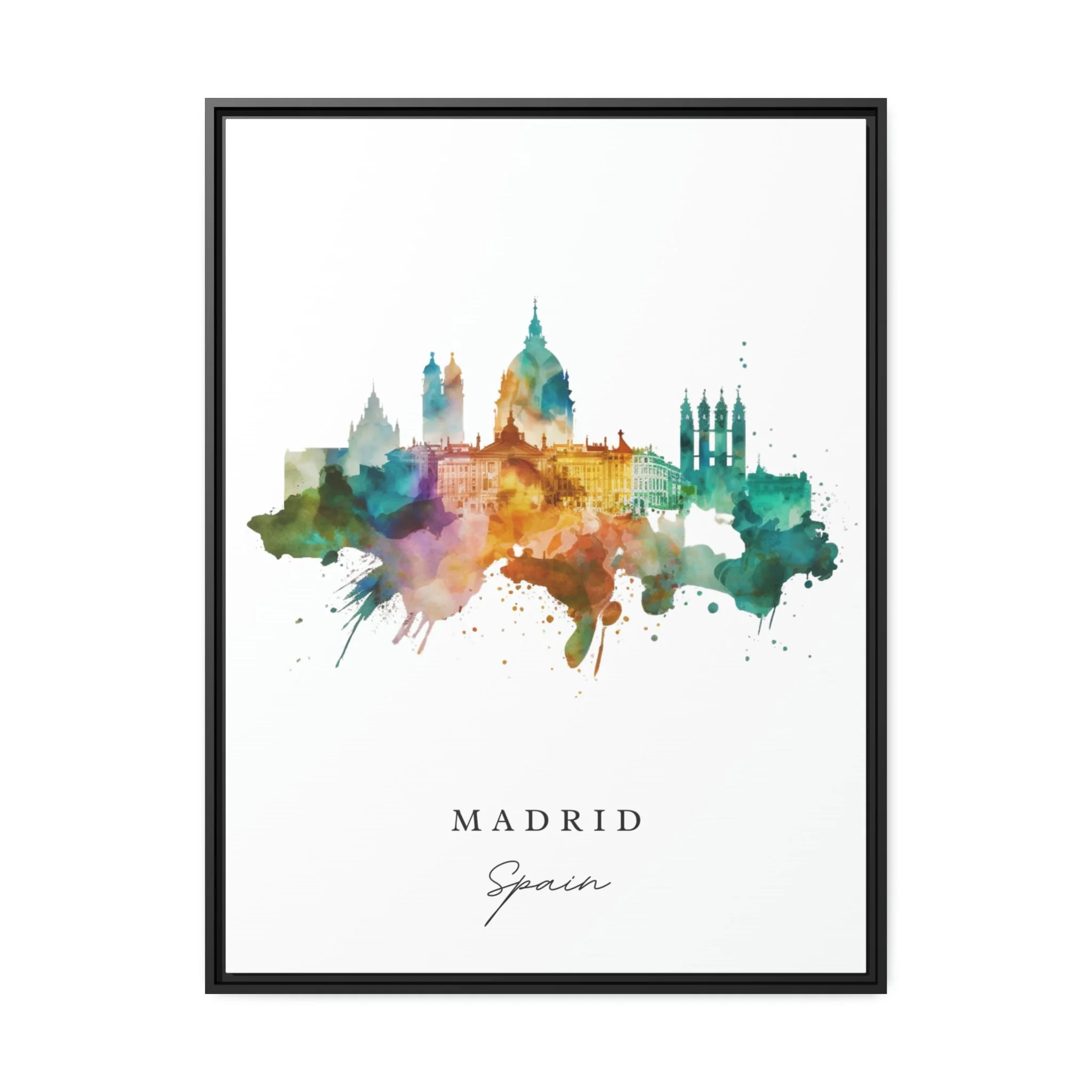 Madrid, Spain – Watercolor Art Print - Image 7