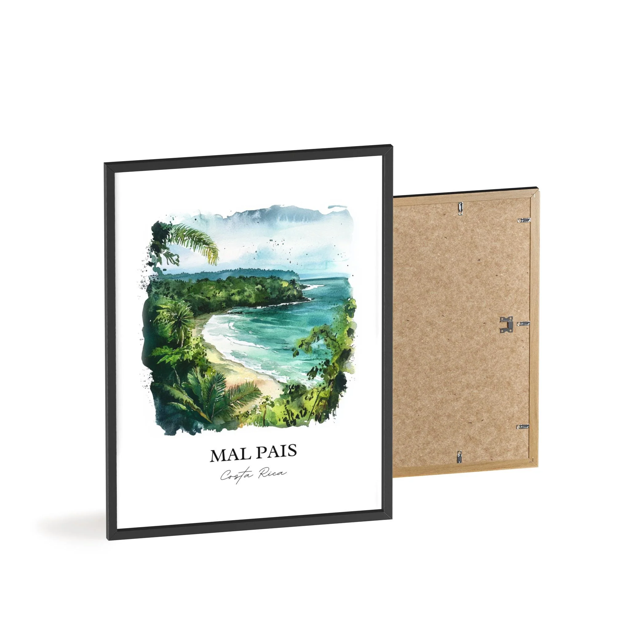 Mal Pais, Costa Rica – Watercolor Art Print - Image 8