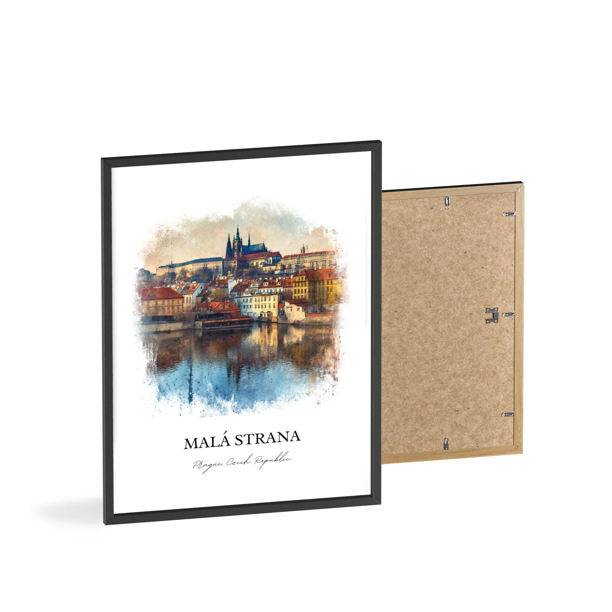 Malá Strana, Czech Republic – Watercolor Art Print - Image 11
