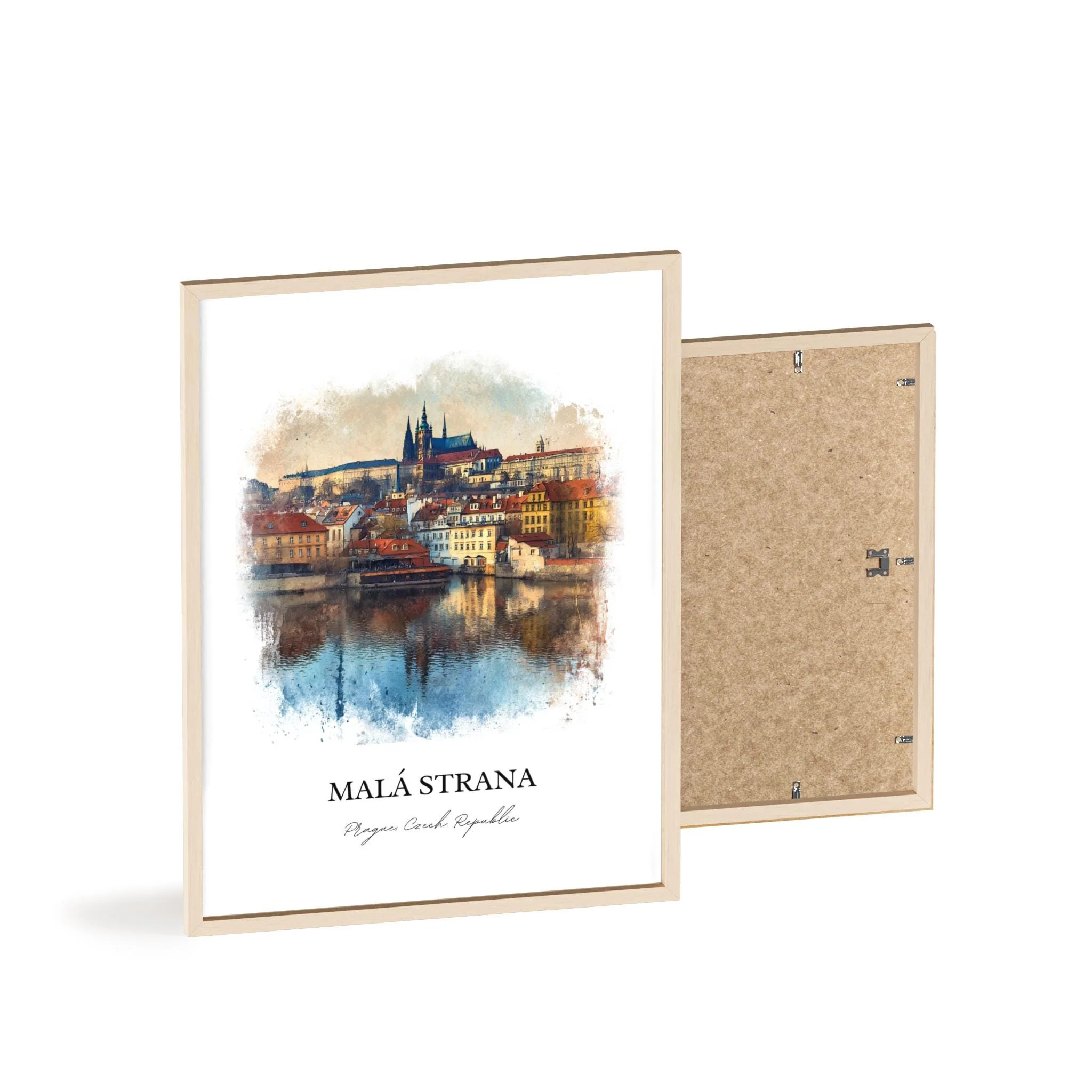 Malá Strana, Czech Republic – Watercolor Art Print - Image 13