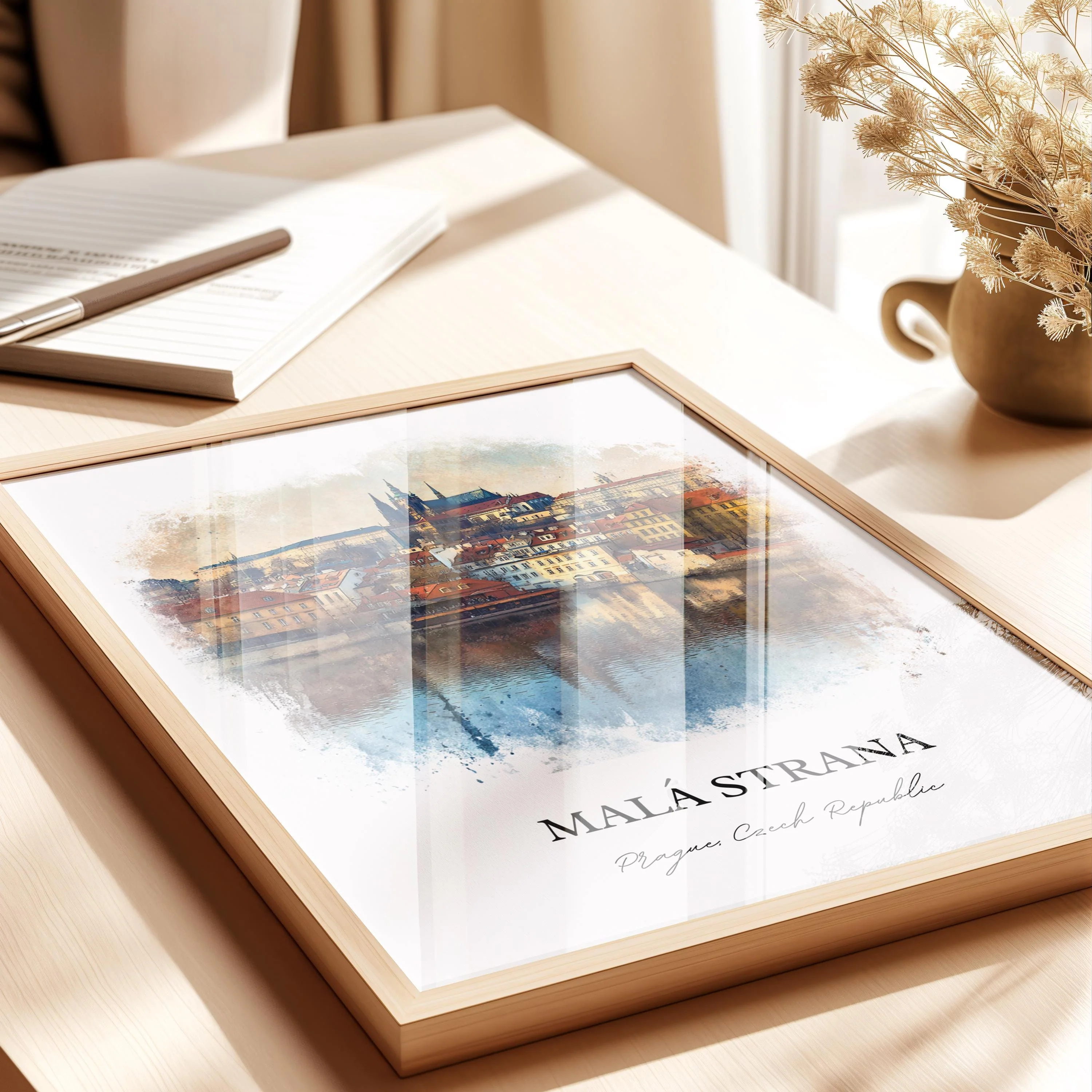 Malá Strana, Czech Republic – Watercolor Art Print - Image 7