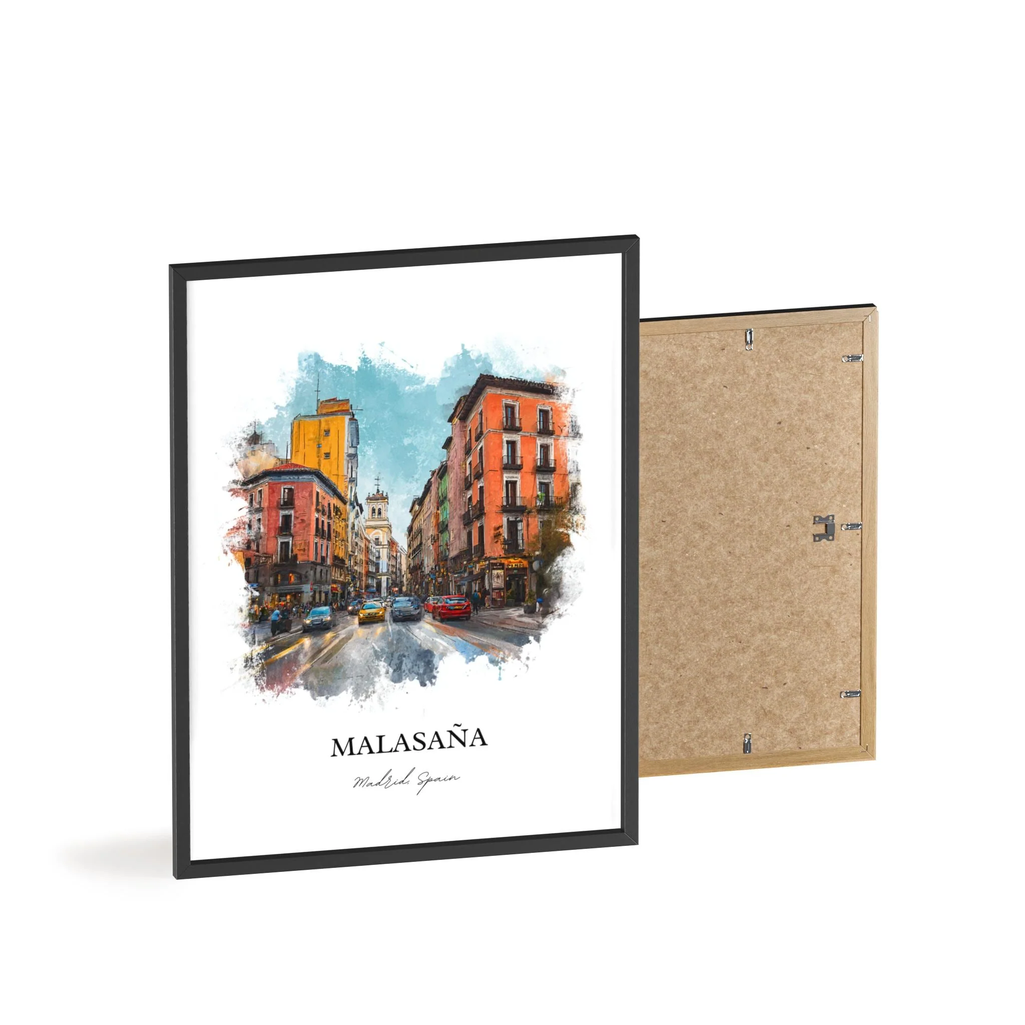 Malasaña, Spain – Watercolor Art Print - Image 11