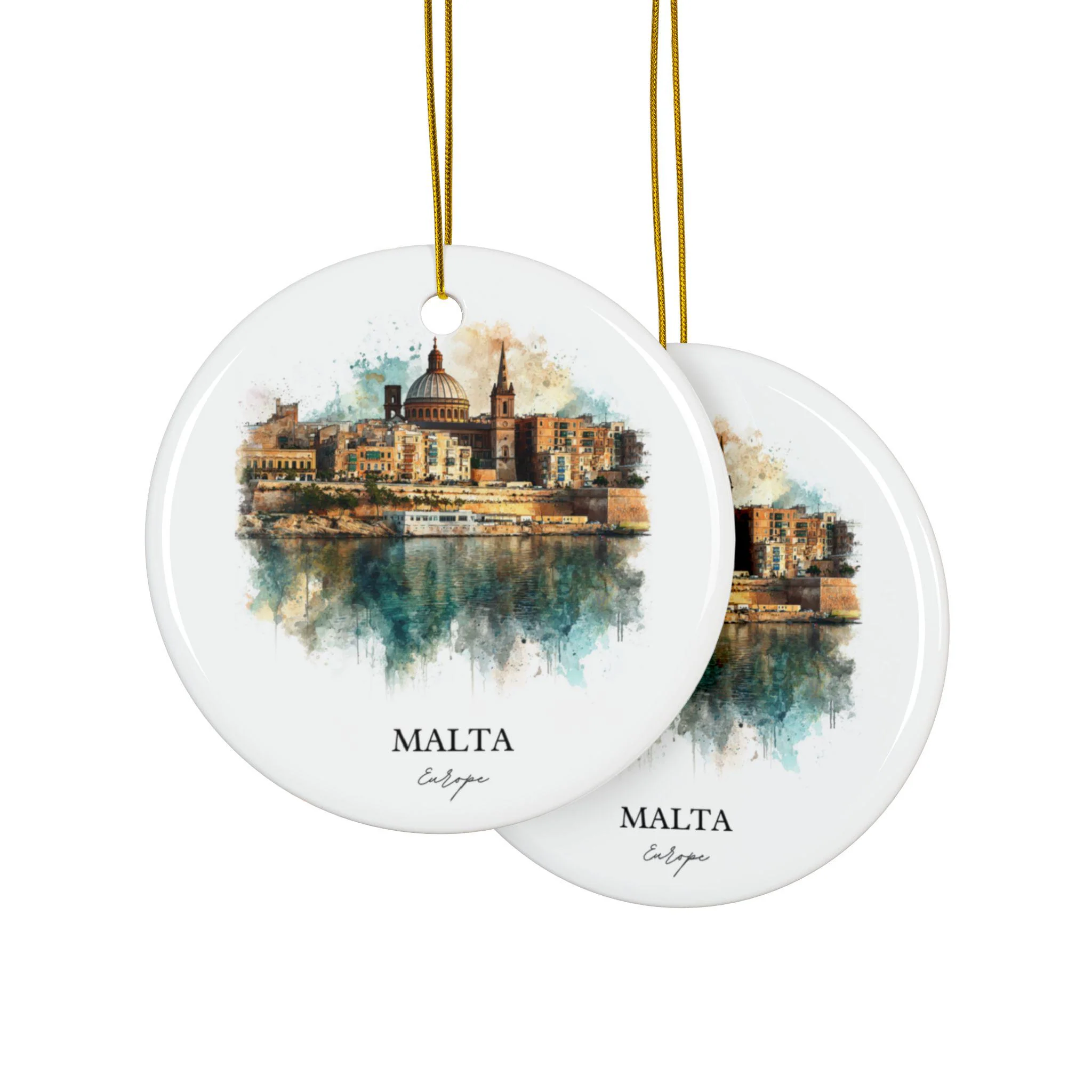 Malta Ornament: Unique Malta Souvenir, Malta Xmas Decor, and Authentic Malta Country Gift - Image 2
