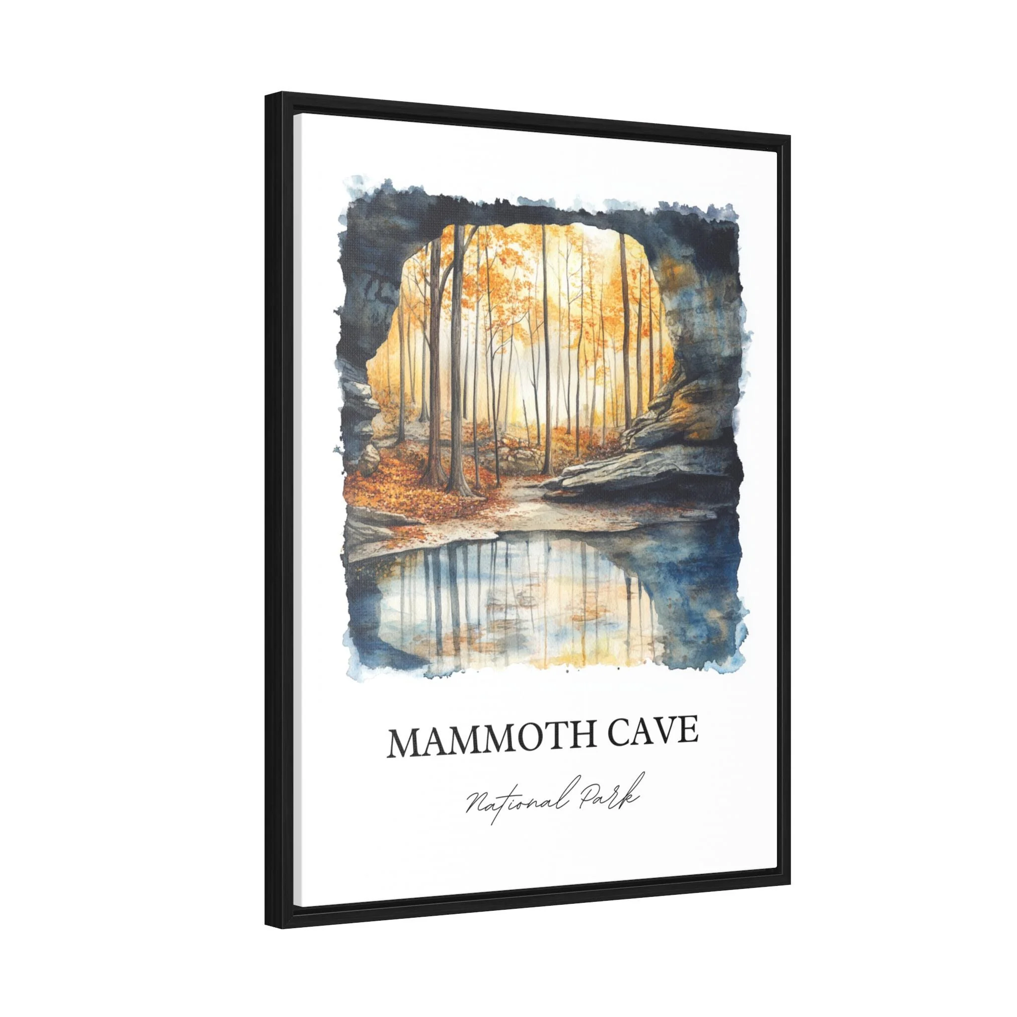 Mammoth Cave, Kentucky, Kentucky – Watercolor Art Print - Image 8
