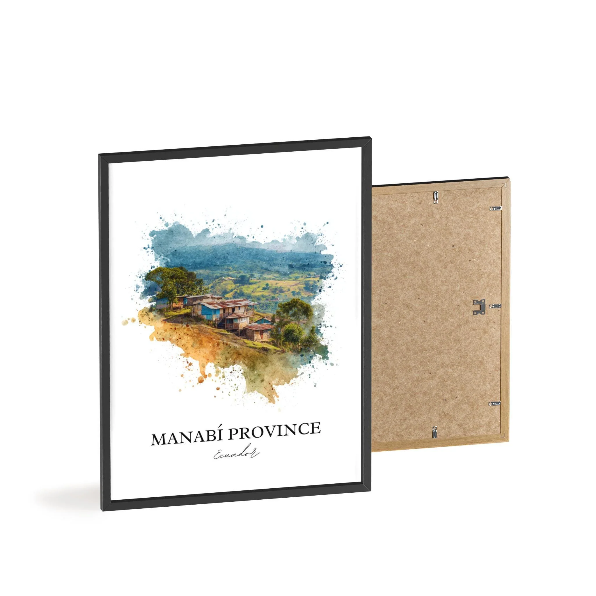 Manabí Province, Ecuador – Watercolor Art Print - Image 8
