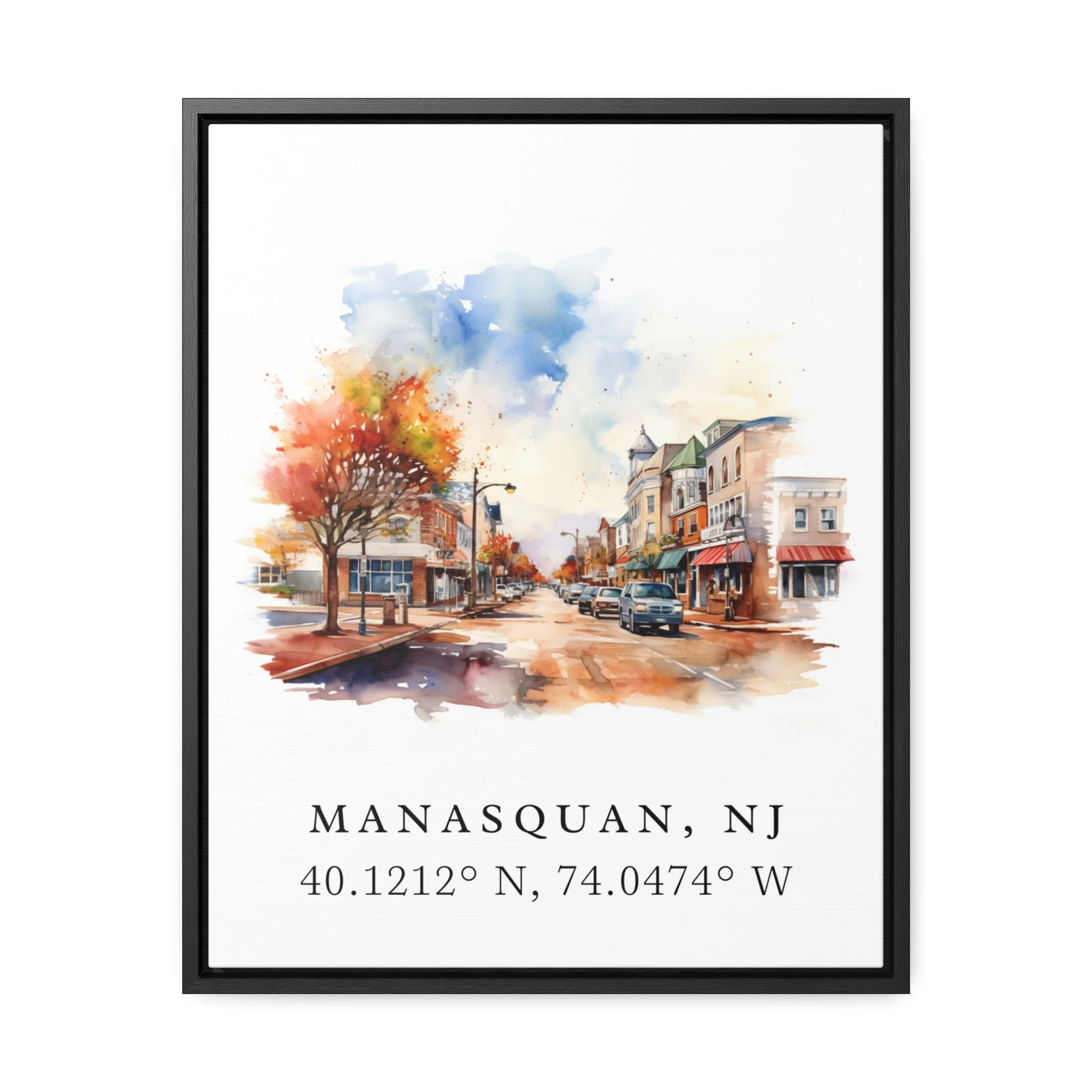 Manasquan, New Jersey – Watercolor Art Print