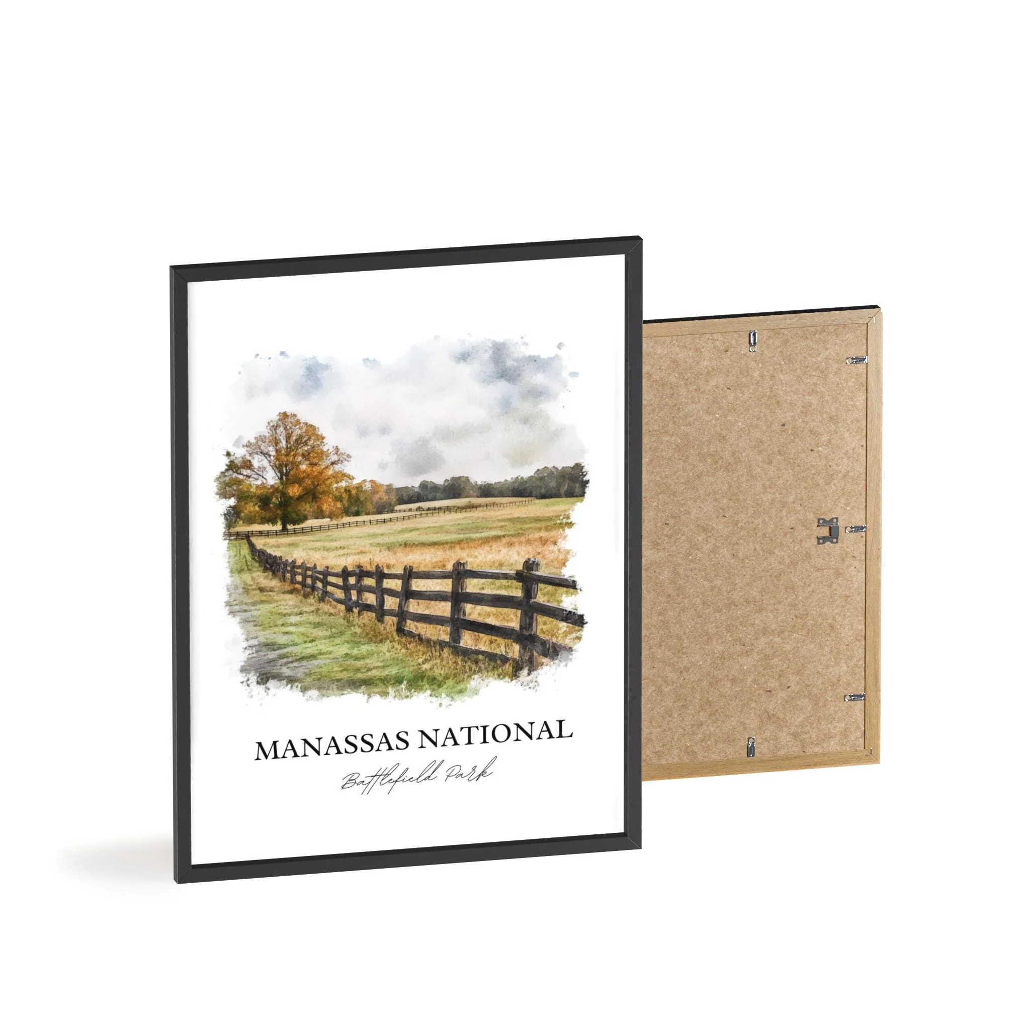 Manassas National Battlefield, USA – Watercolor Art Print - Image 8