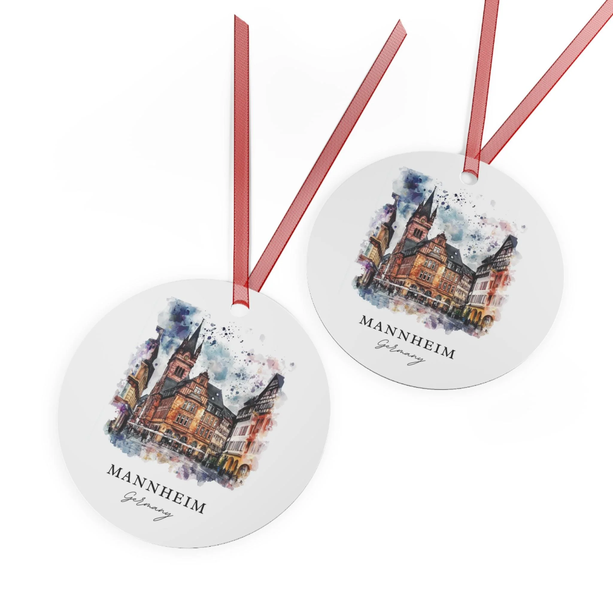 Mannheim Germany Ornament: Unique Mannheim Souvenir, Mannheim Xmas Decor, and Authentic Mannheim Gift - Image 3