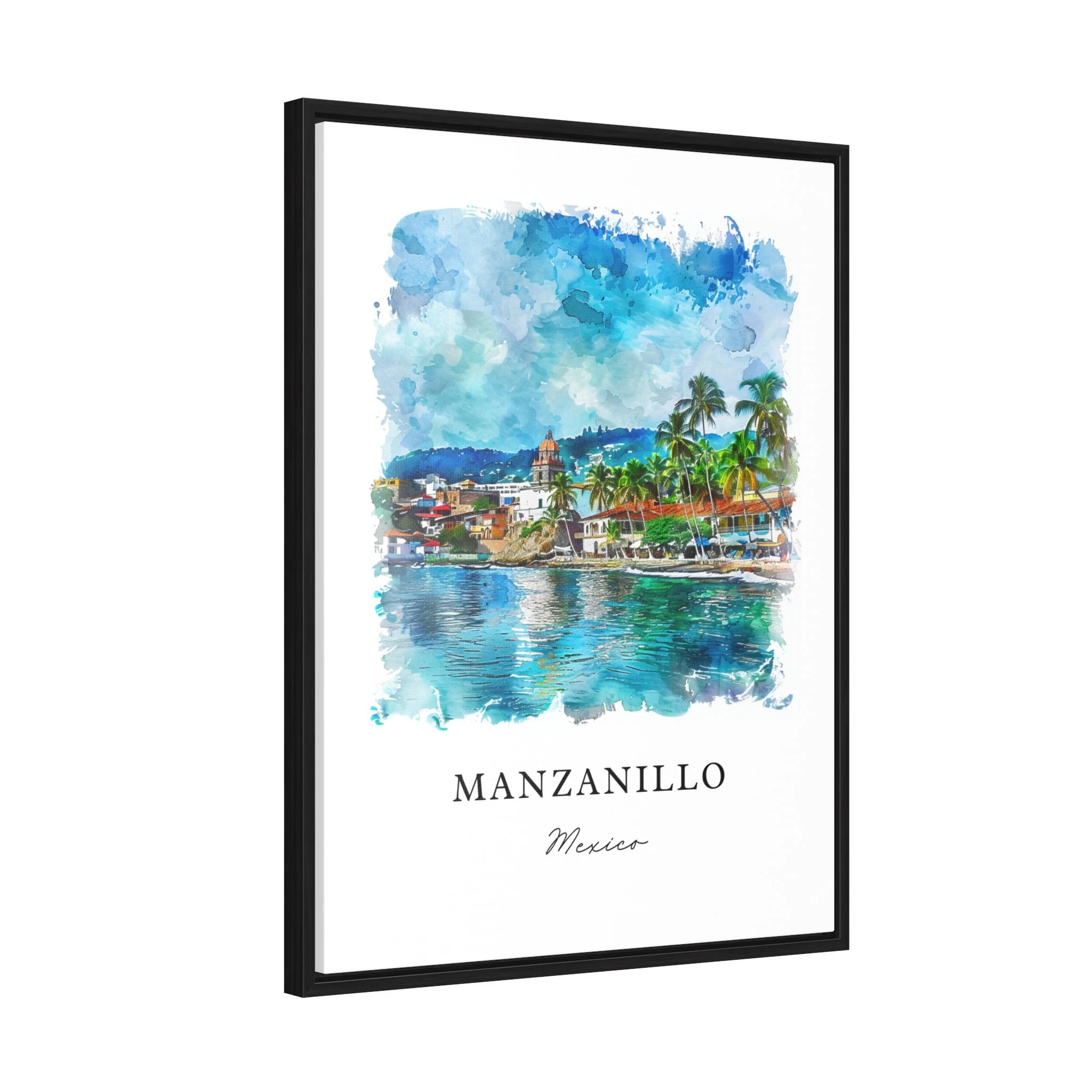 Manzanillo, Mexico – Watercolor Art Print - Image 6