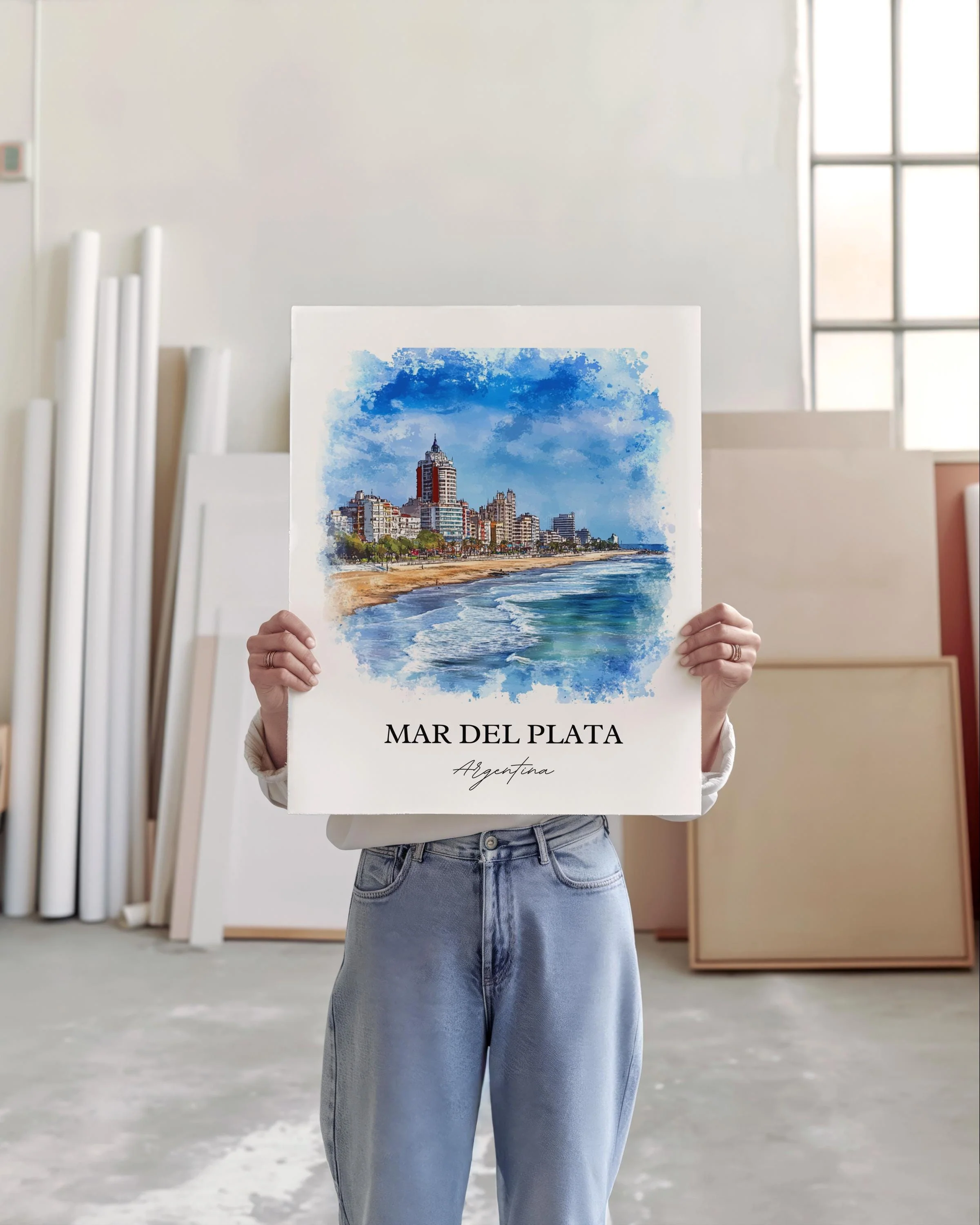 Mar del Plata, Argentina – Watercolor Art Print - Image 5