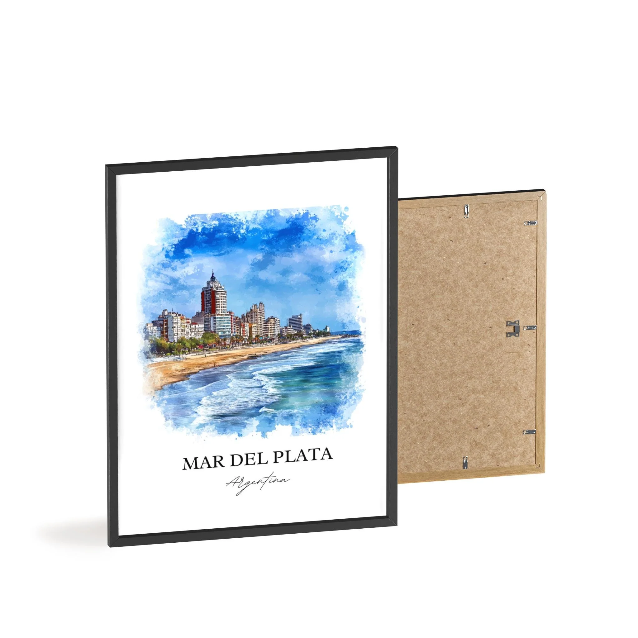 Mar del Plata, Argentina – Watercolor Art Print - Image 8