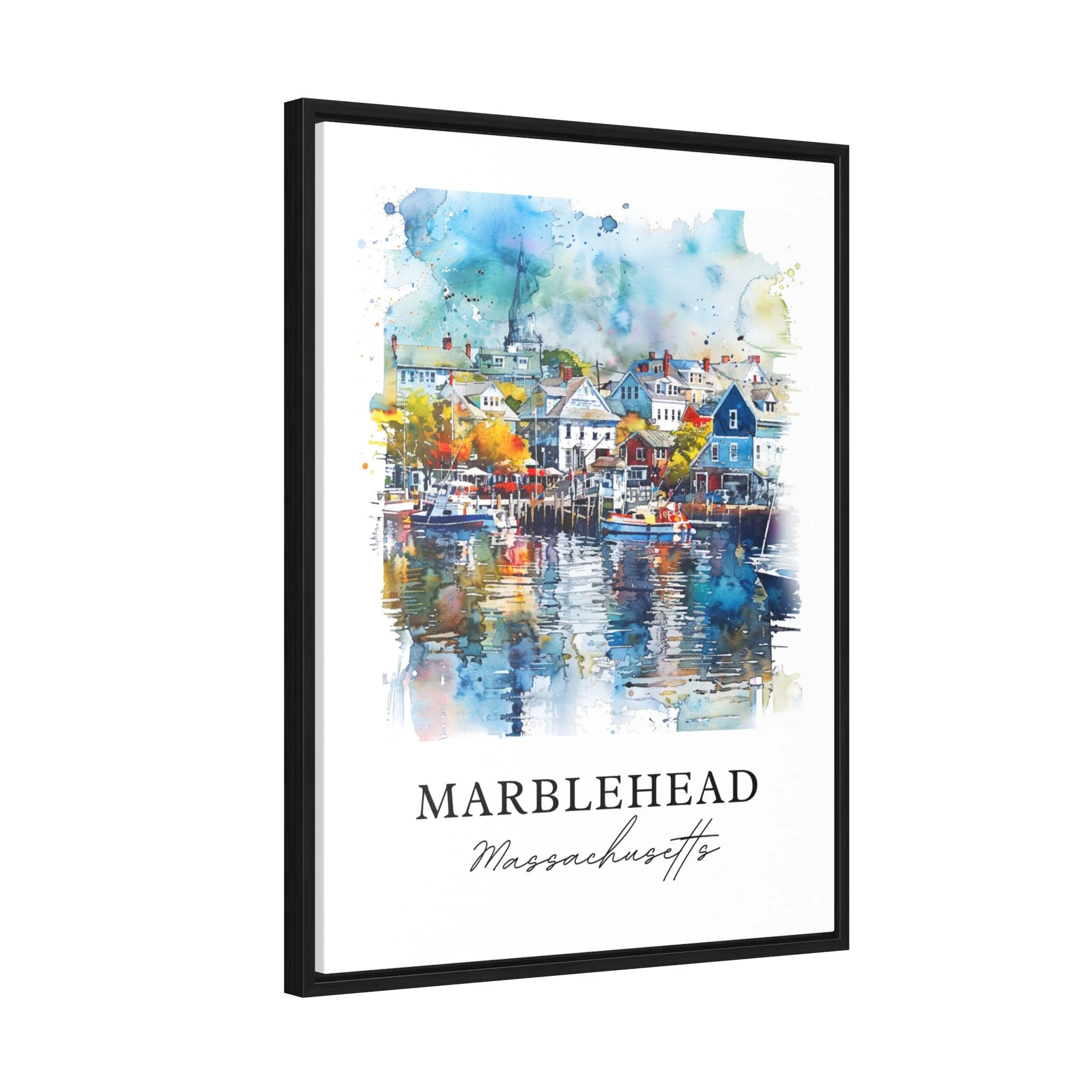 Marblehead, USA – Watercolor Art Print - Image 6