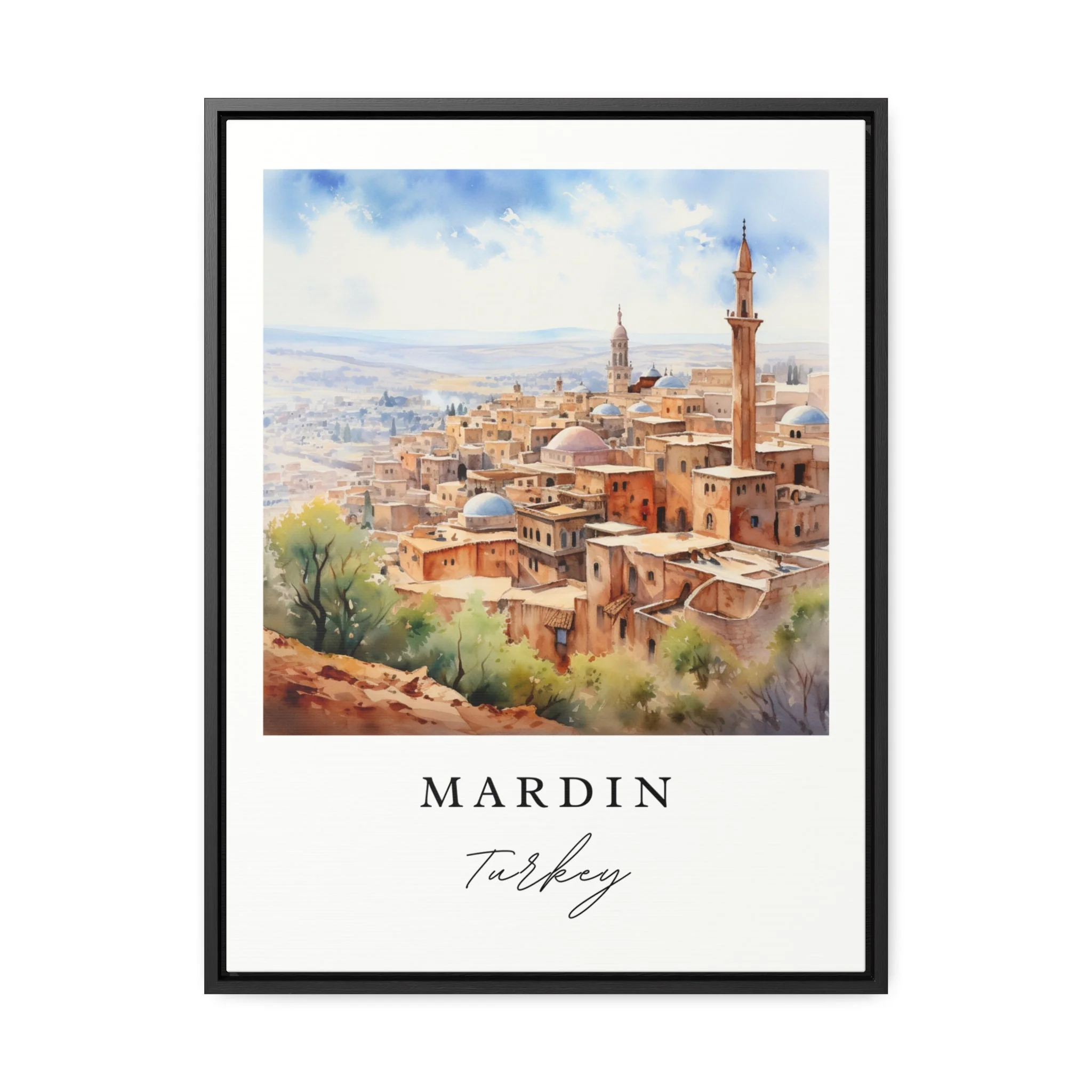Mardin, Turkey – Watercolor Art Print - Image 6
