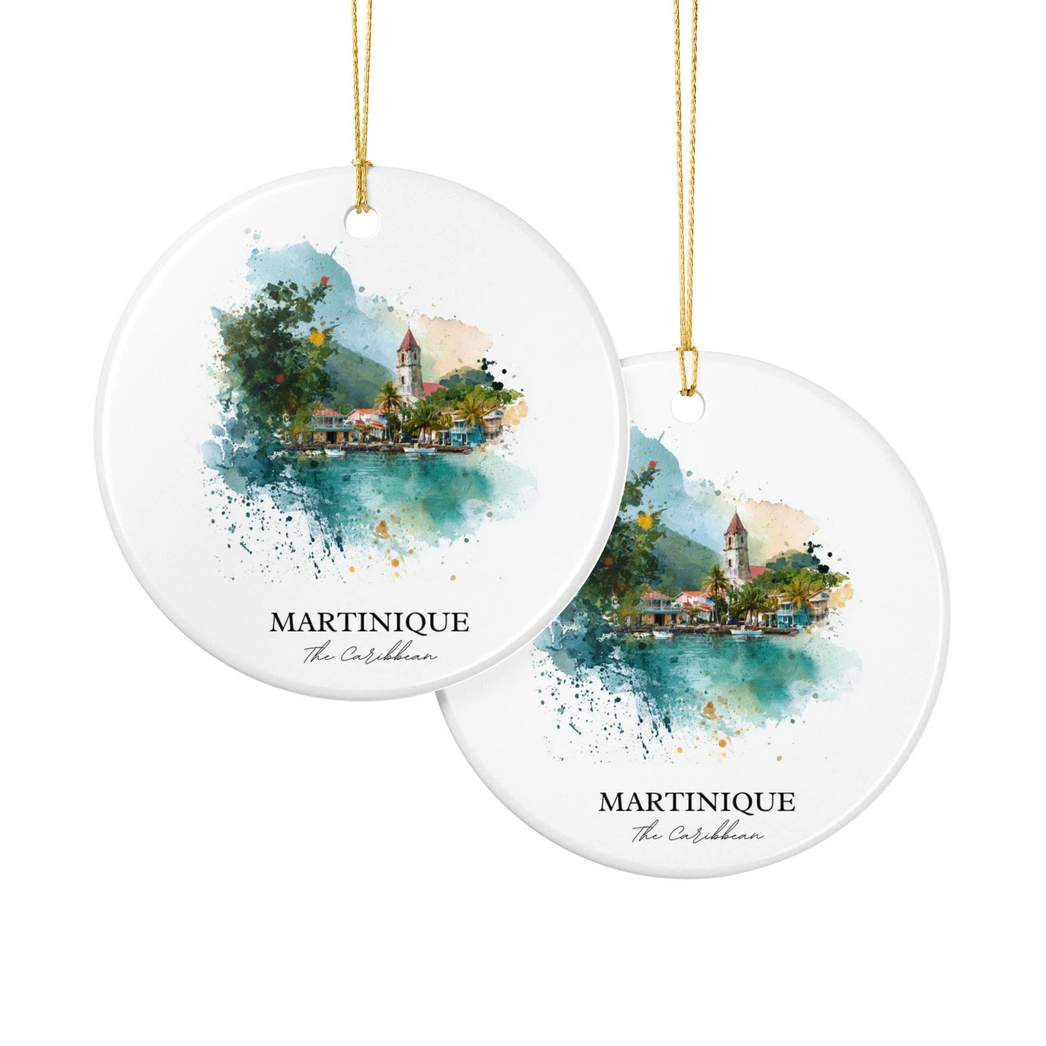 Martinique Ornament: Unique Martinique Souvenir, Martinique Xmas Decor, and Authentic Martinique Caribbean Gift - Image 2