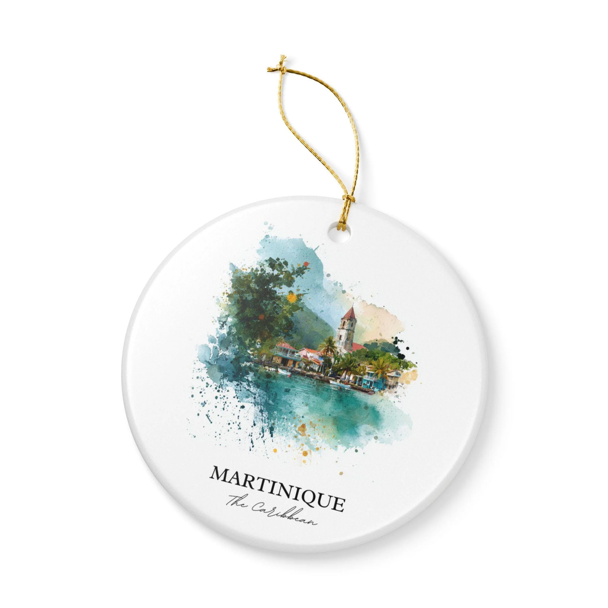 Martinique Ornament: Unique Martinique Souvenir, Martinique Xmas Decor, and Authentic Martinique Caribbean Gift - Image 3