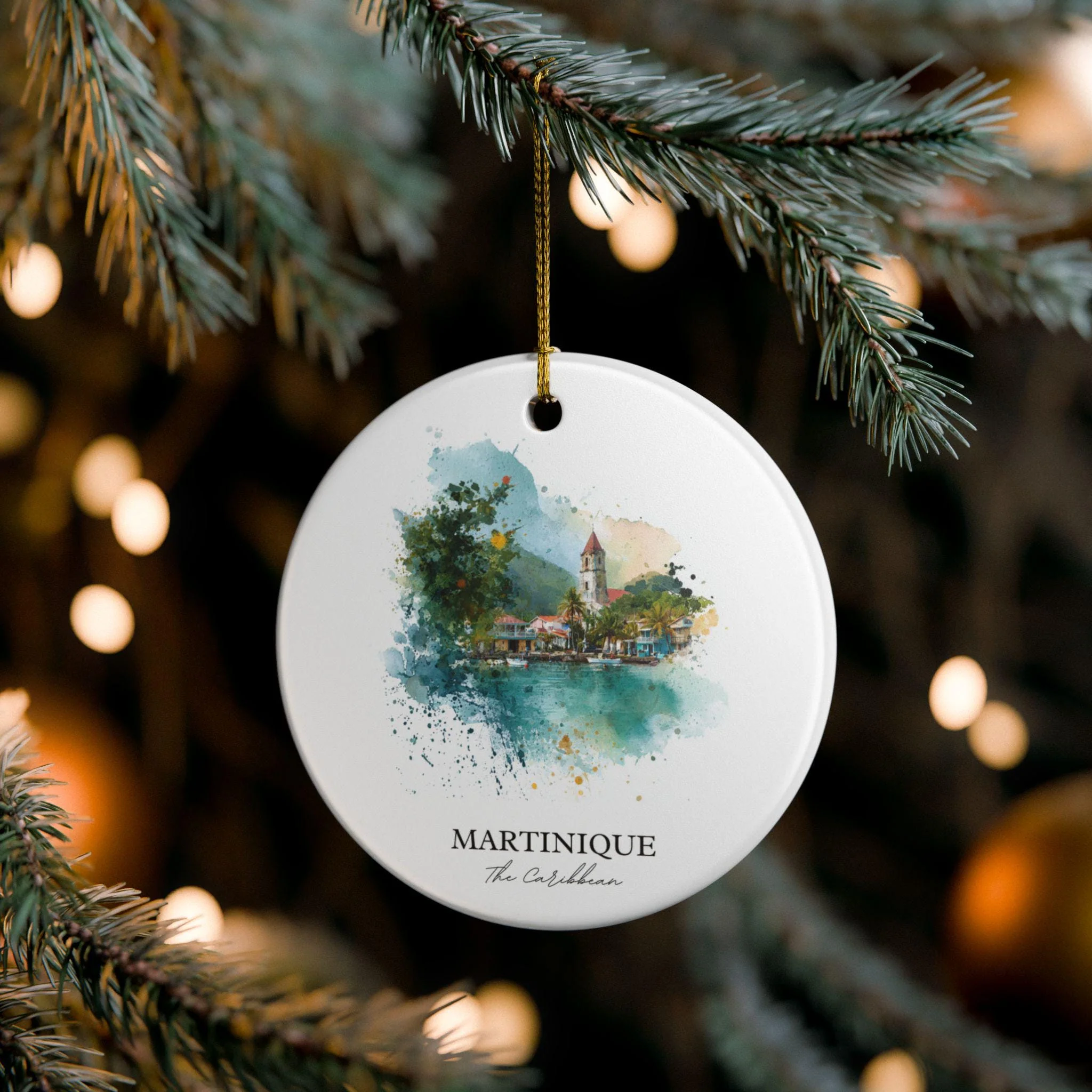 Martinique Ornament: Unique Martinique Souvenir, Martinique Xmas Decor, and Authentic Martinique Caribbean Gift - Image 4