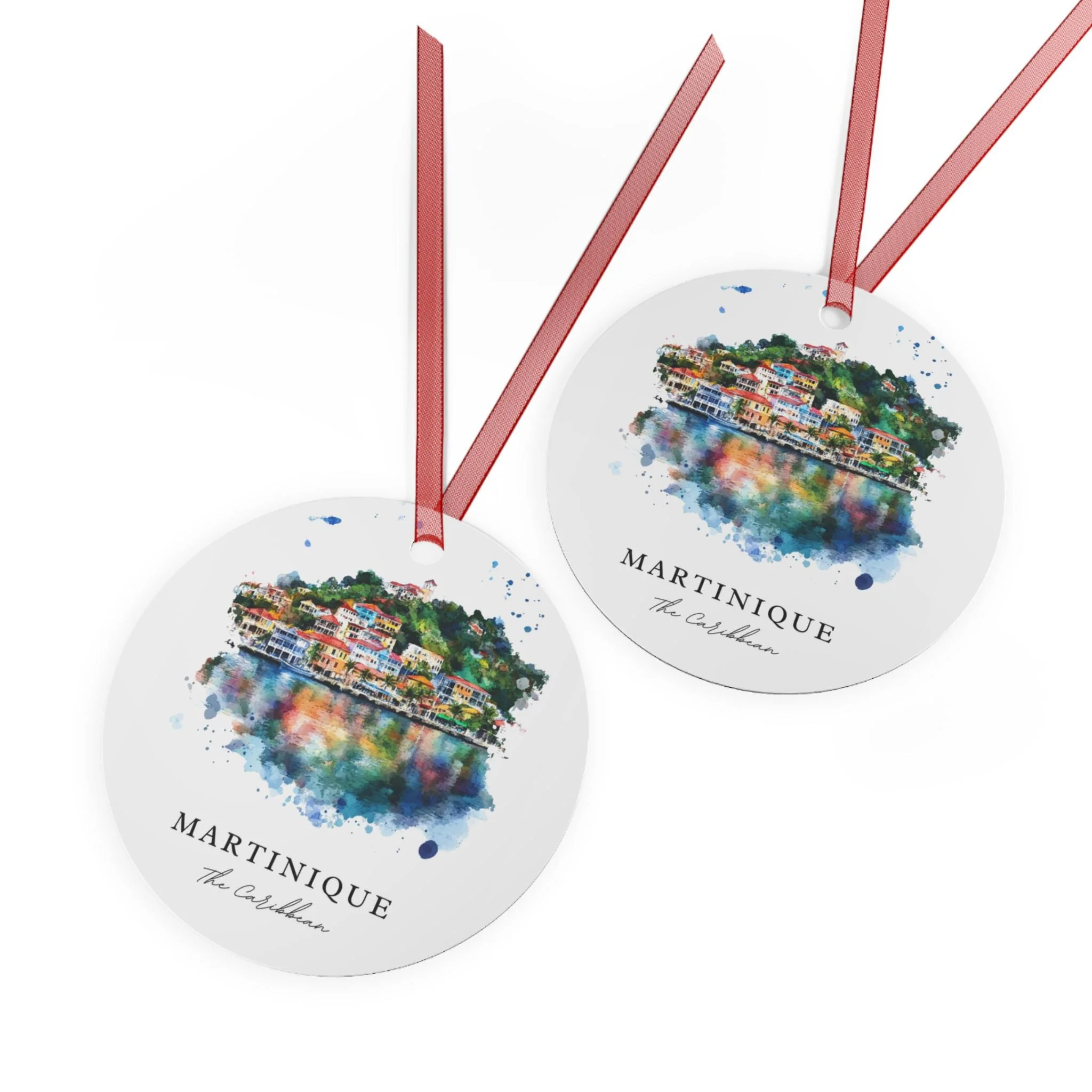 Martinique Ornament: Unique Martinique Souvenir, Martinique Xmas Decor, and Authentic Martinique Island Christmas Gift - Image 2