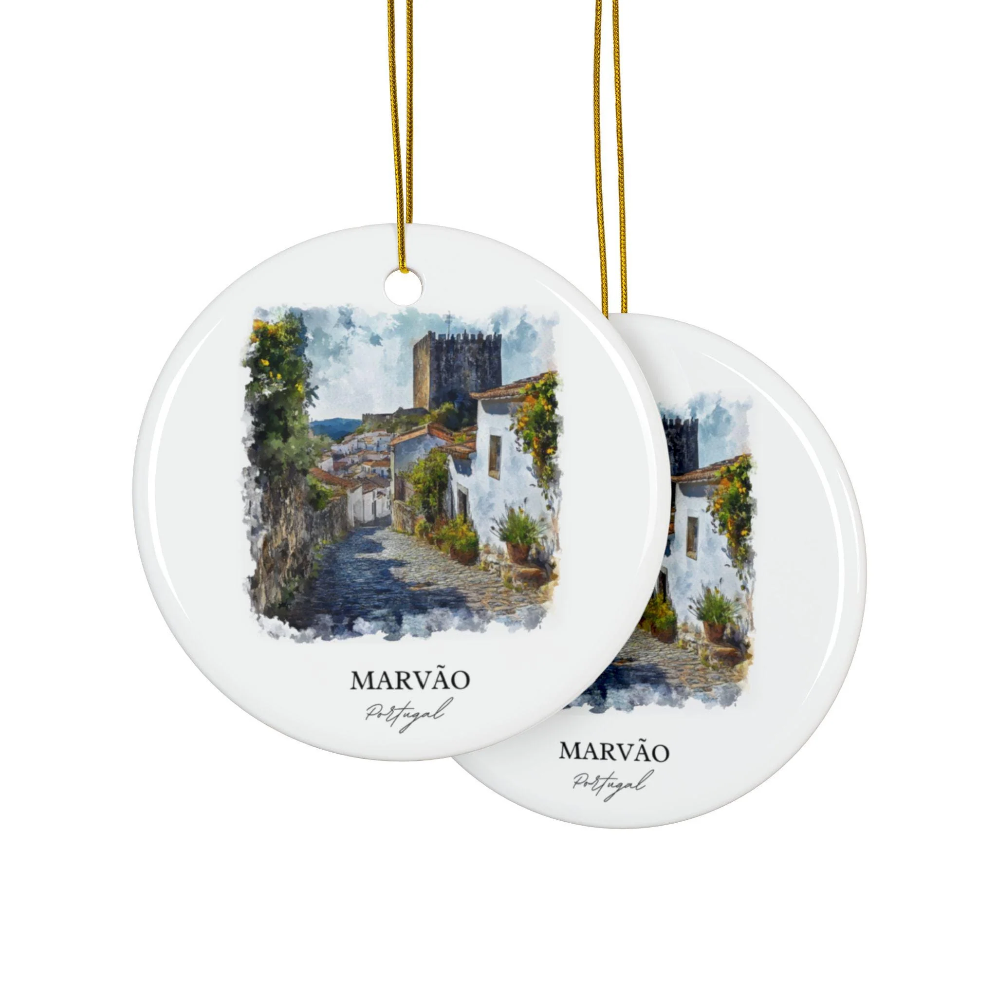 Marvão Portugal Ornament: Unique Marvao Souvenir, Marvao Xmas Decor, and Authentic Marvão Portugal Gift - Image 2